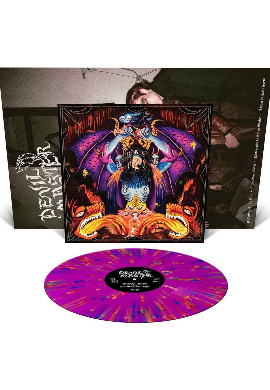 Devil Master - Satan Spits On Children Of Light Mixed - Splattered Vinyl Cheap Sale Choice