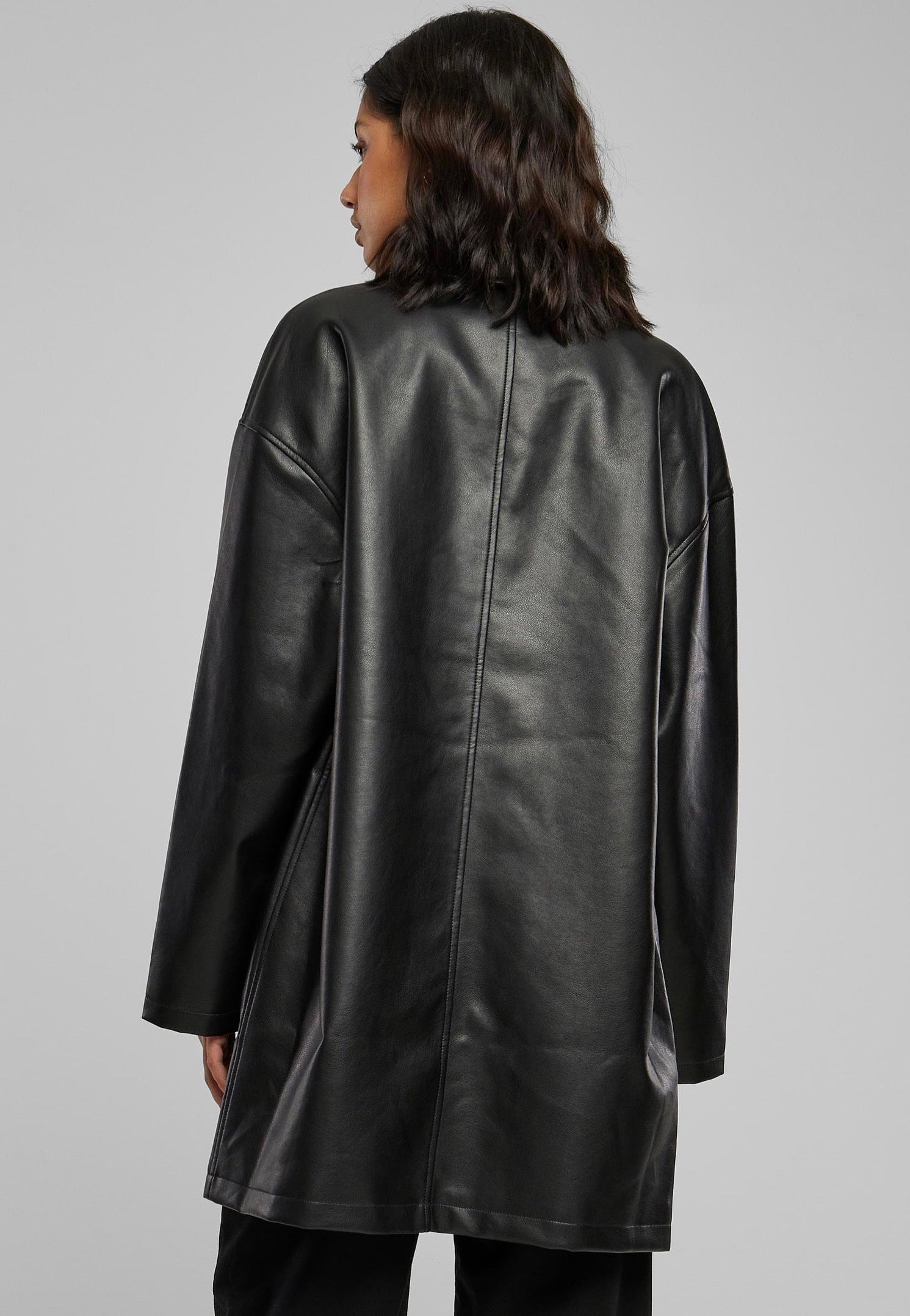 Urban Classics - Faux Leather Black - Leather Jacket Outlet Official