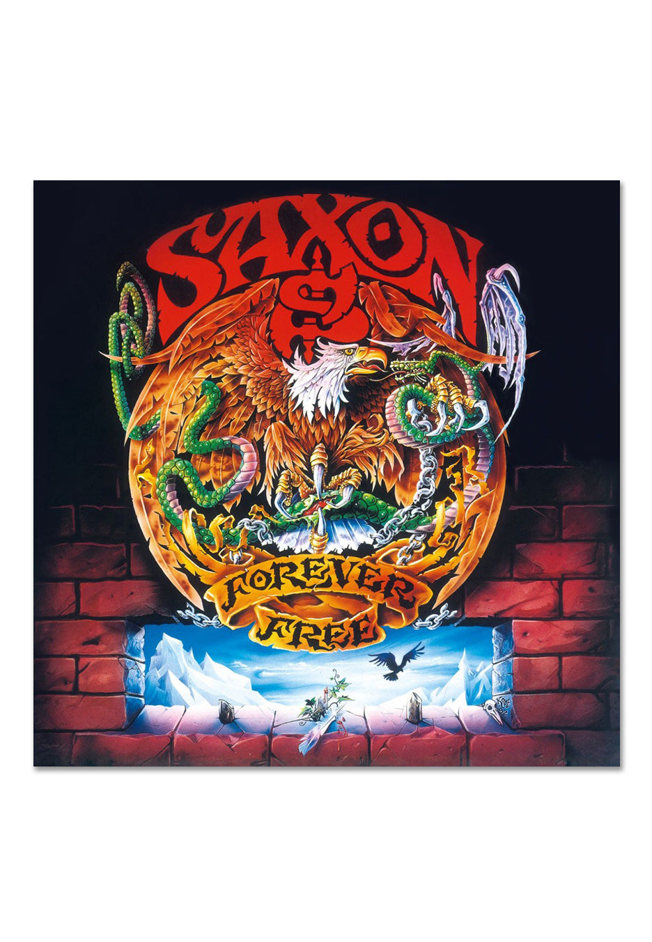 Saxon - Forever Free Ltd. Translucent Blue - Colored Vinyl Discount View