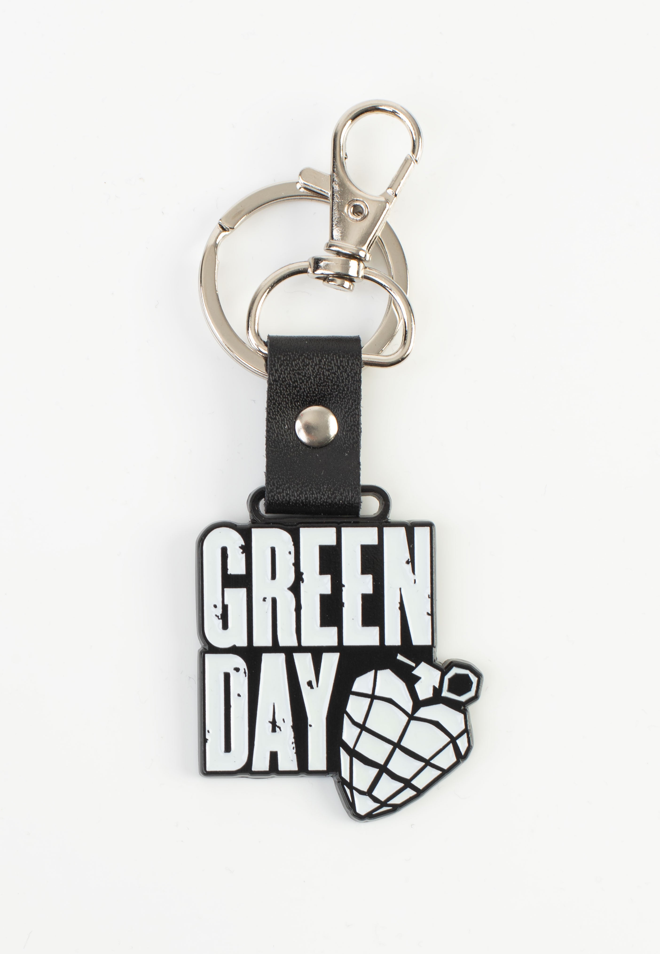 Green Day - Stacked Logo & Grenade Glow In The Dark - Keychain Sale Purchase