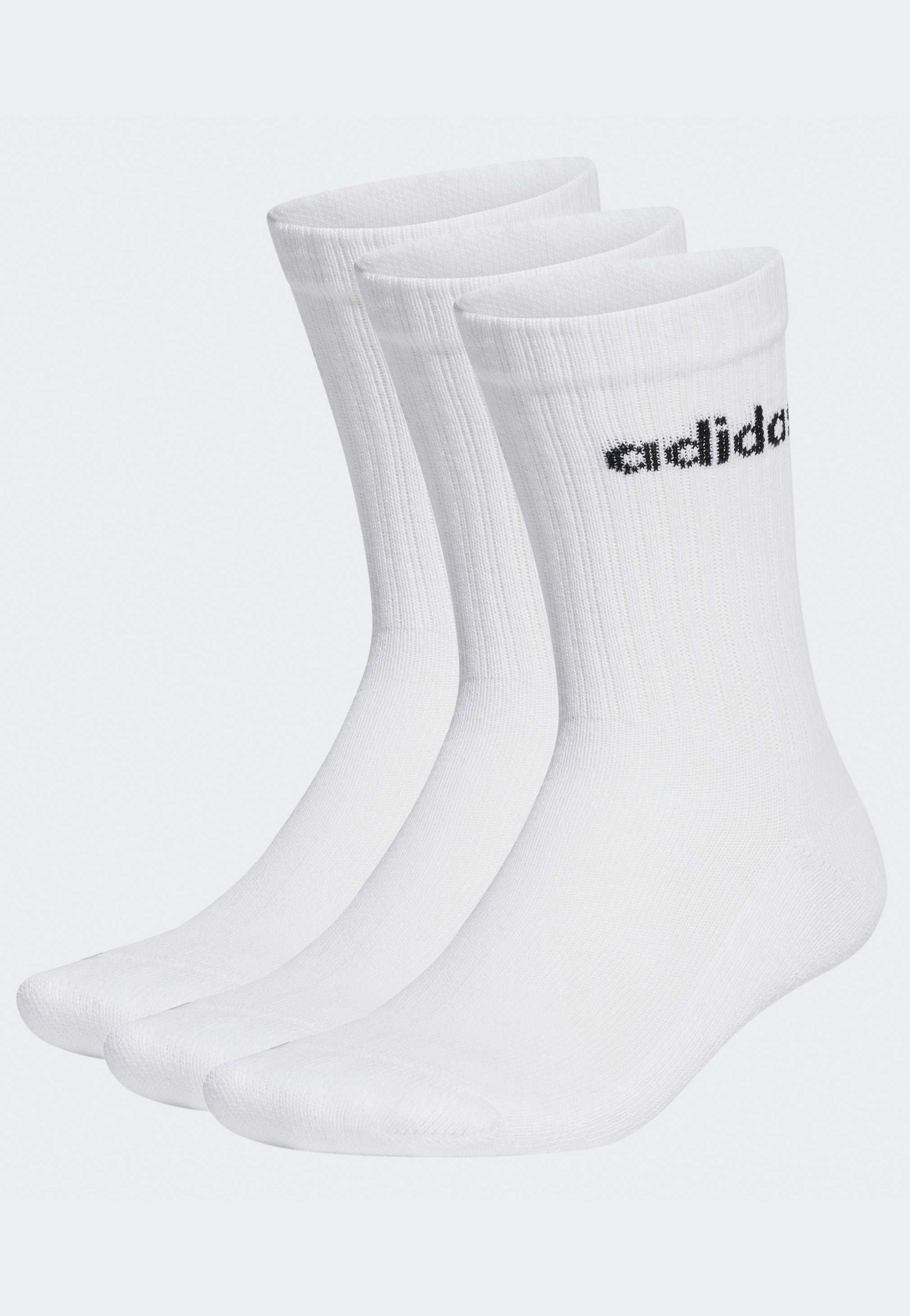 Adidas - C Lin Crew Pack Of 3 White/Black - Socks Low Cost Cheap Online