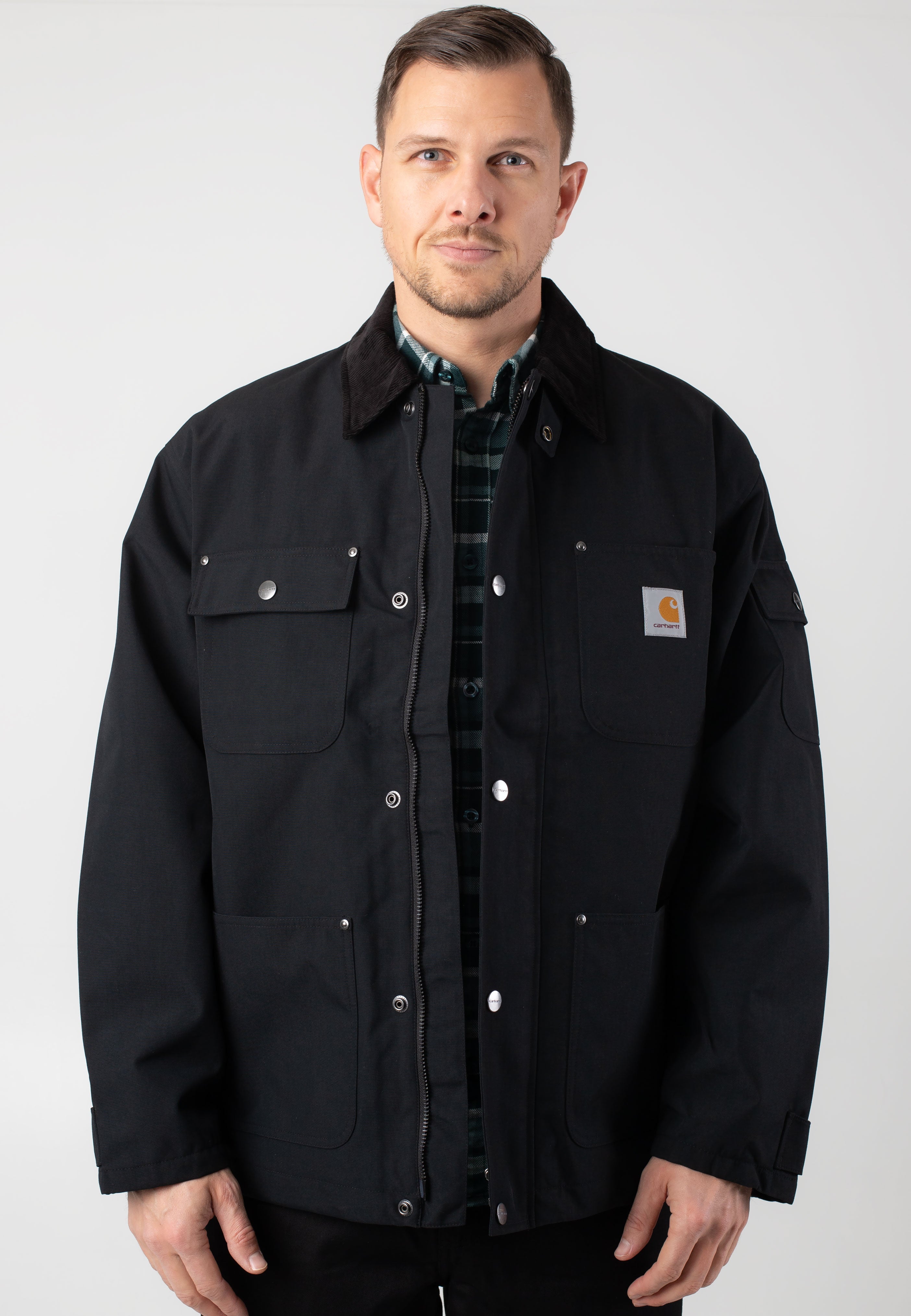 Carhartt WIP - Clapton Black/Black - Jacket Cheap Sale Inexpensive