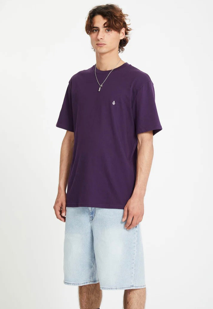 Volcom - Stone Blanks Basic Grape Royale - T-Shirt Outlet Sale Online