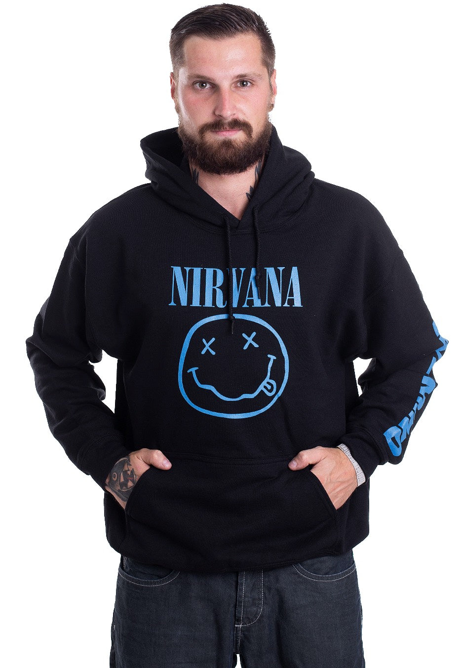 Nirvana - Nevermind Smile - Hoodie Marketable