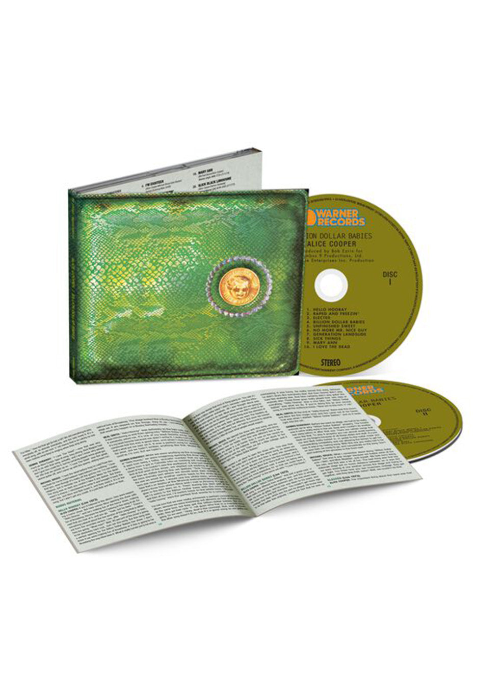 Alice Cooper - Billion Dollar Babies (Trillion Dollar Deluxe Edition) - Digipak 2 CD Free Shipping Top Quality