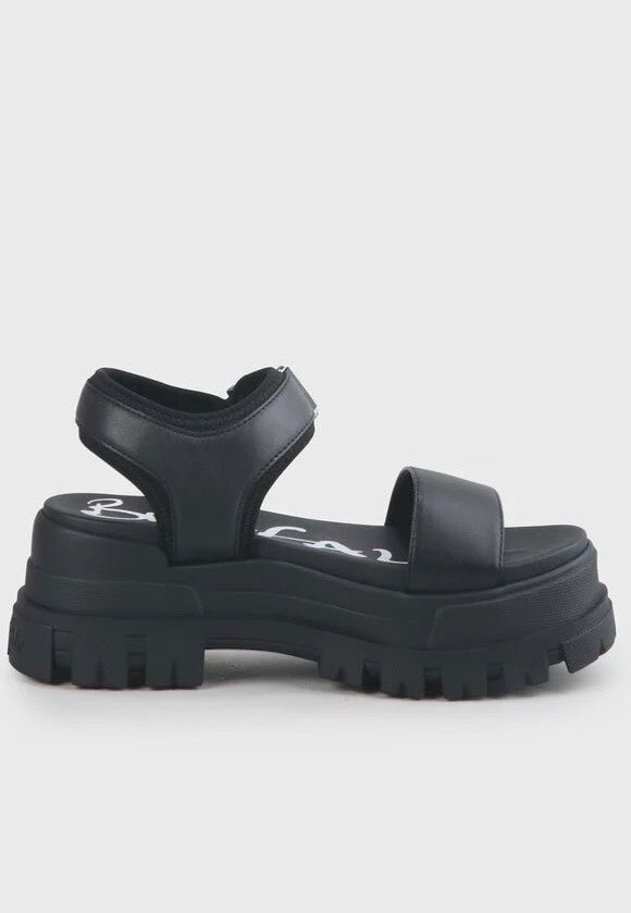 Buffalo - Jojo Platform Imi Nappa Black - Girl Sandals Buy Cheap Best Wholesale