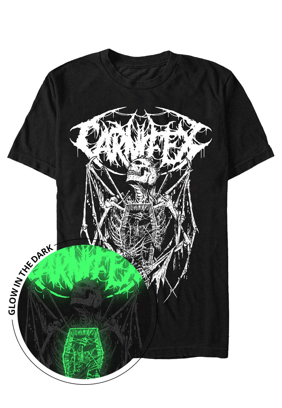 Carnifex - Casket Glow In The Dark - T-Shirt Inexpensive Sale Online