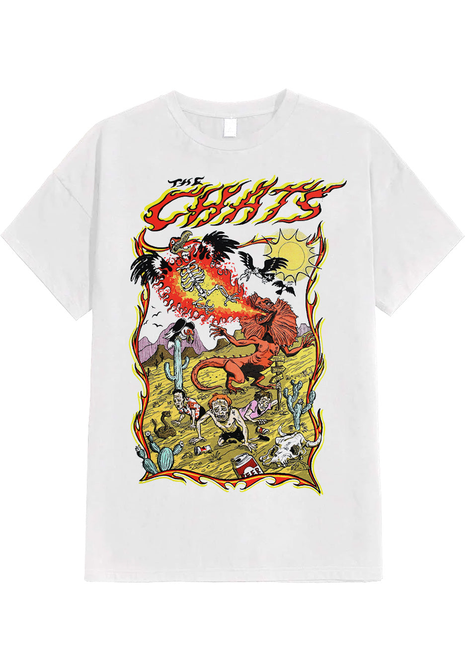 The Chats - Lizard Breath White - T-Shirt Best Sale Online