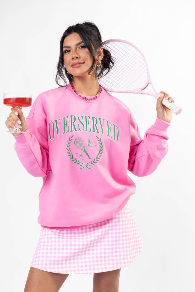 Overserved Pink Oversized Graphic Sweatshirt Wide Range Of Cheap Online