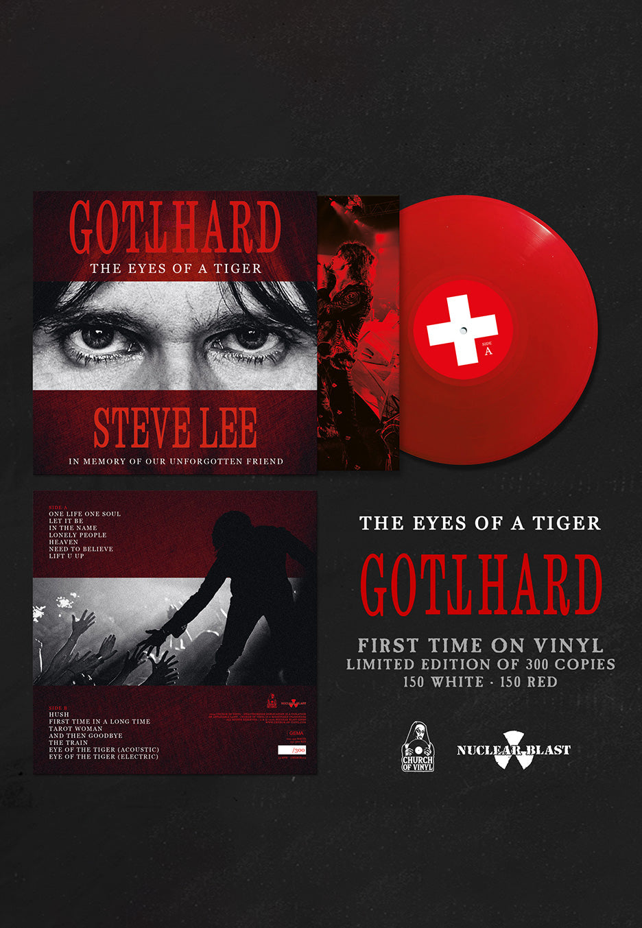 Gotthard - The Eyes Of A Tiger Ltd. Red - Colored Vinyl Latest