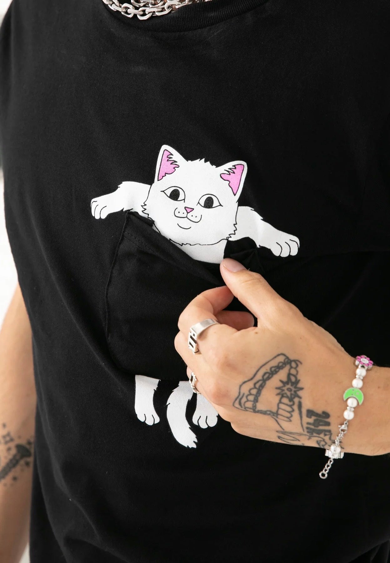 RIPNDIP - Broke The Pocket Pocket Black - T-Shirt Popular Online