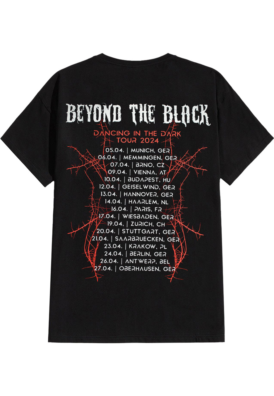 Beyond The Black - Dancing In The Dark Tour 2024 - T-Shirt Deals