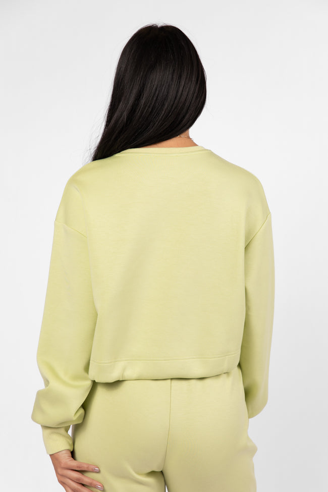 Only One Lime Drawstring Hem Pullover SALE Sale Pick A Best