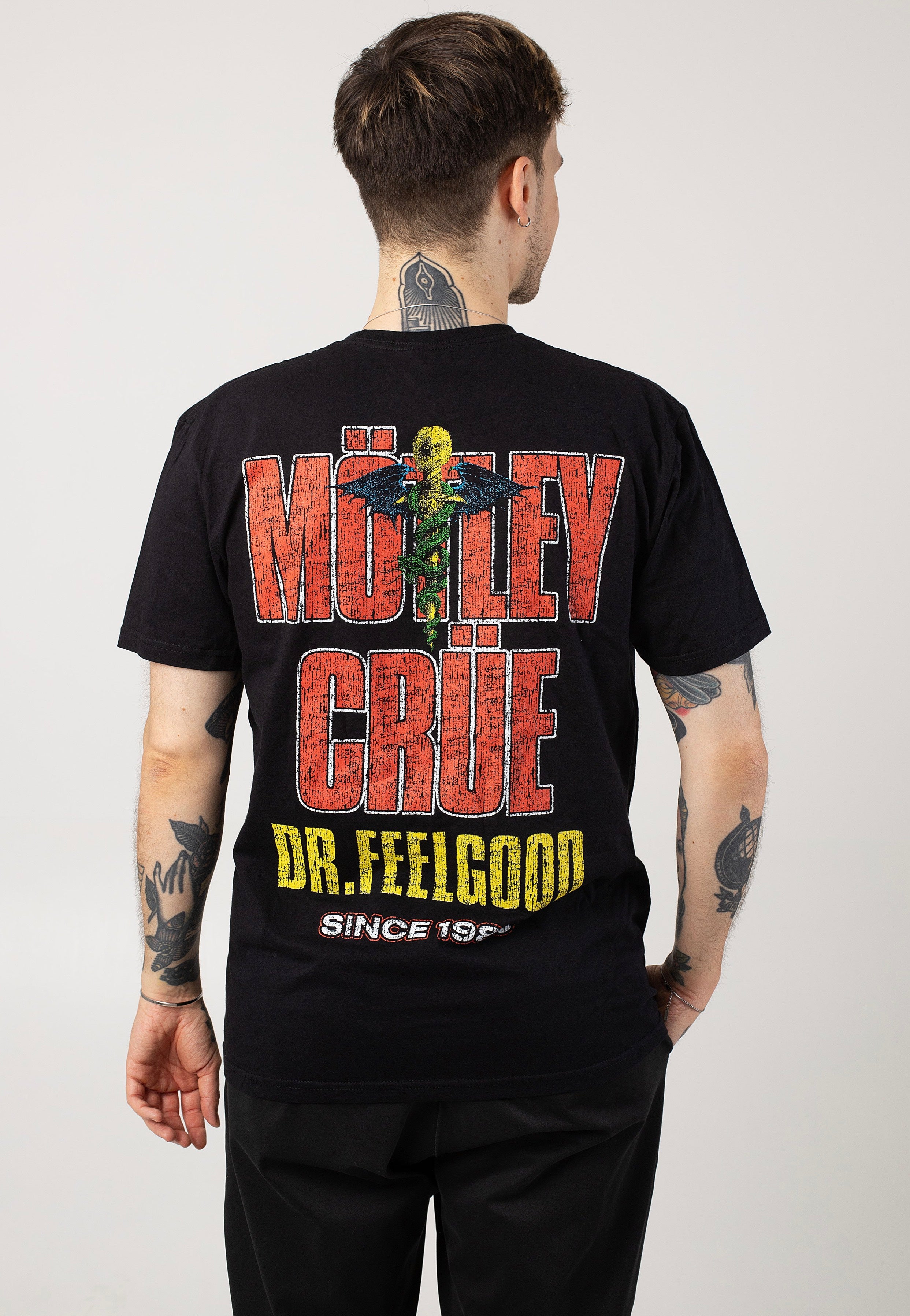 Mtley Crüe - Dr Feelgod Circle Photo - T-Shirt Store Sale