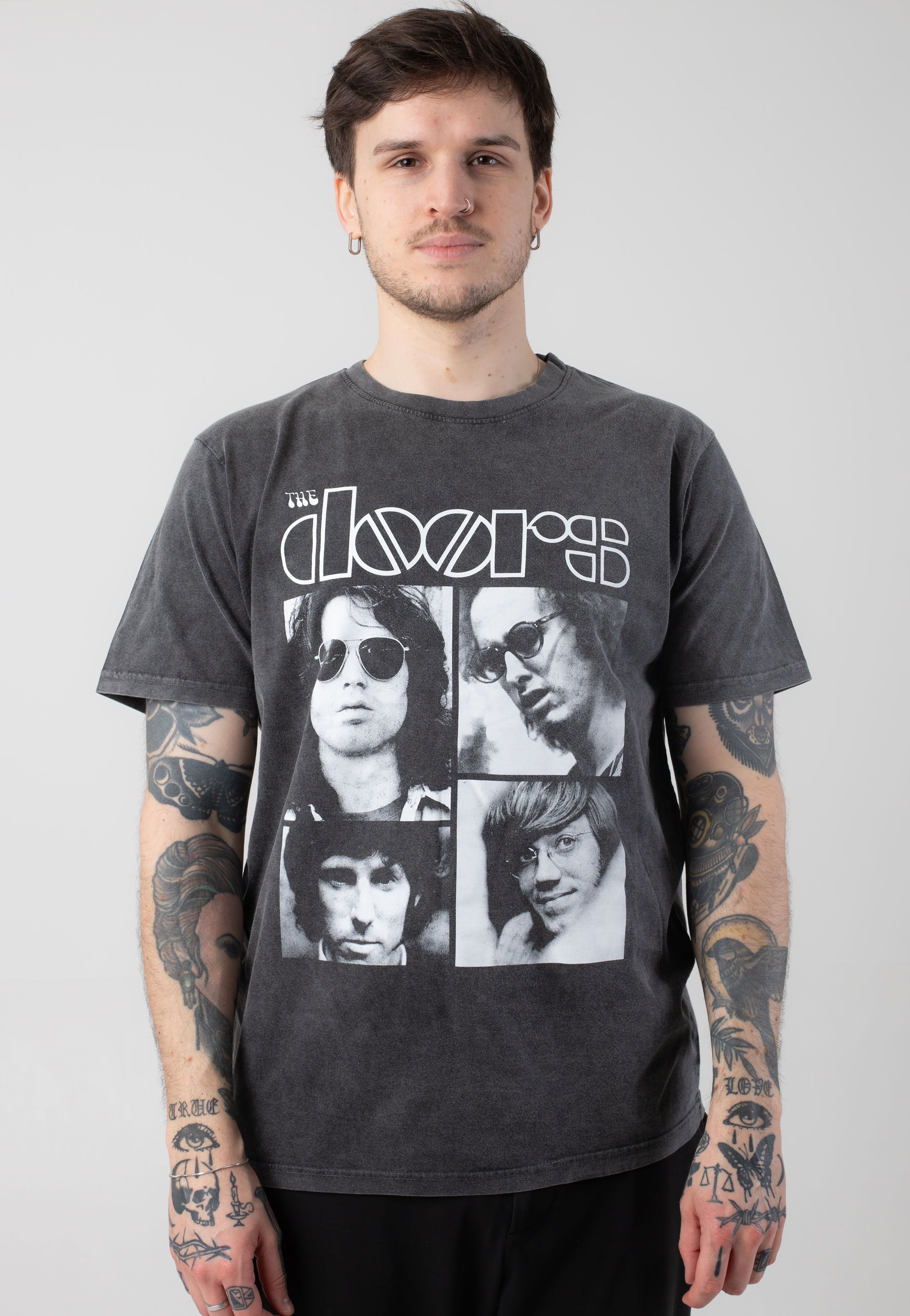 The Doors - Squares Stone Wash - T-Shirt Official Online