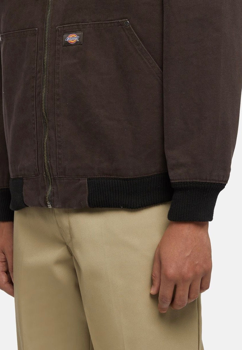 Dickies - Hooded Dark Brown - Jacket Original Online