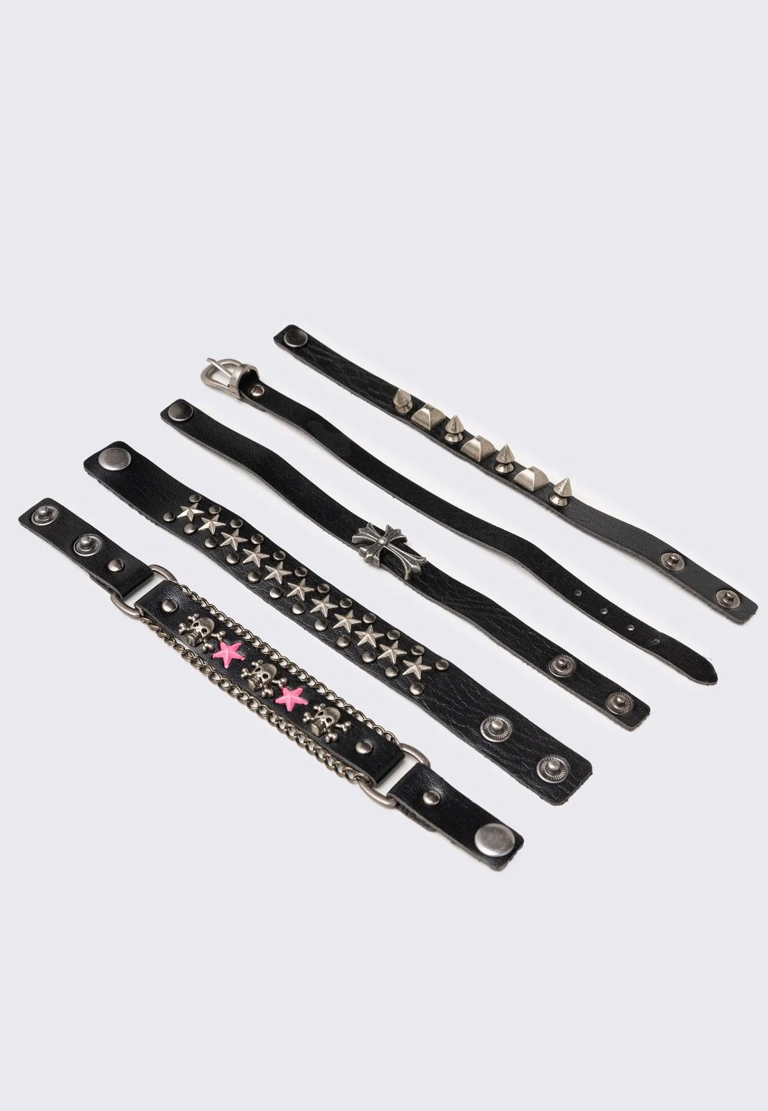 Minga London - Baddie Energy Leather Set of 4 - Bracelets Low Pice Fee Shipping Cheap Online