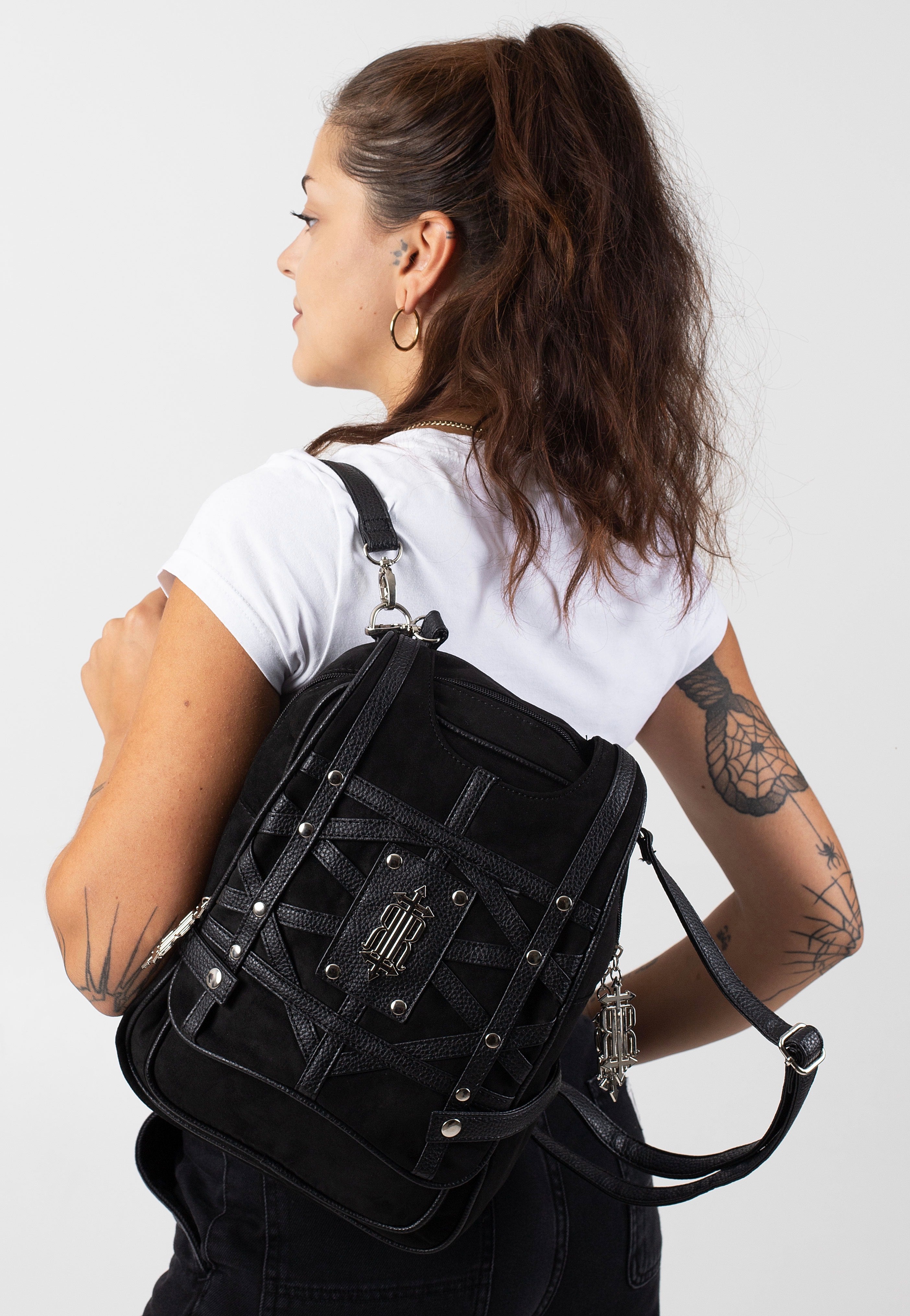 Restyle - Castalia Black - Backpack Genuine Cheap Online