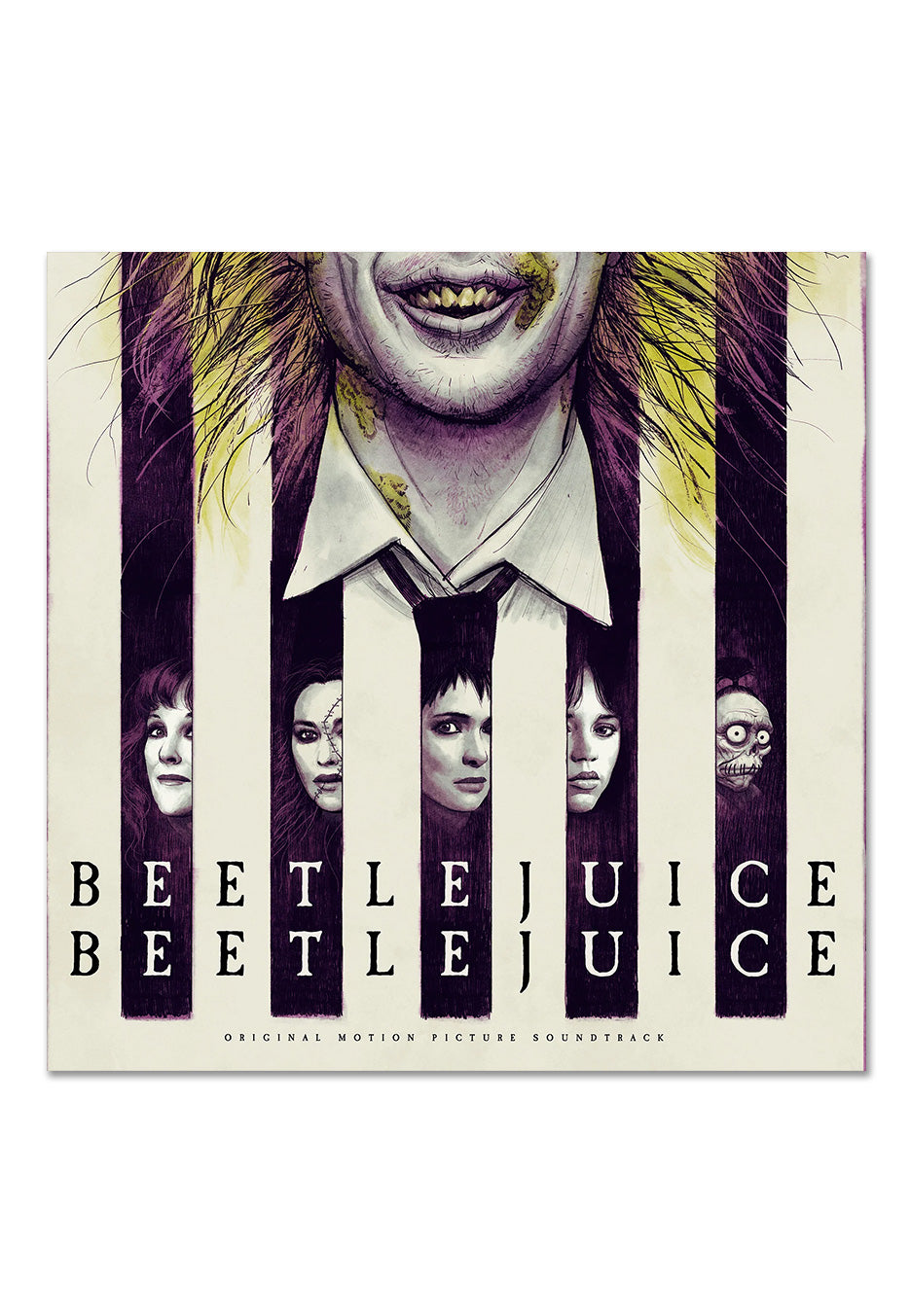 Beetlejuice - Beetlejuice Beetlejuice OST Ltd. Lime Green/Purple - Colored 2 Vinyl New Styles For Sale