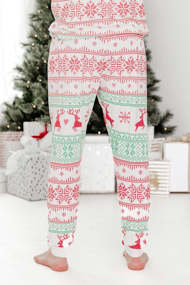 Sleigh All Day Men Red and Green Fair Isle Pajama Pant FINAL SALE Reliable Cheap Online