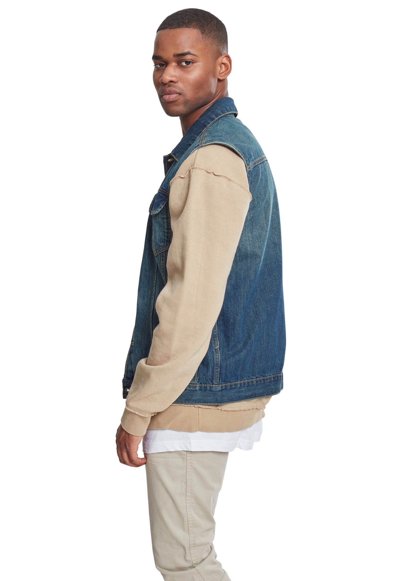 Urban Classics - Denim Lightblue - Vest With Mastercard Cheap Pice