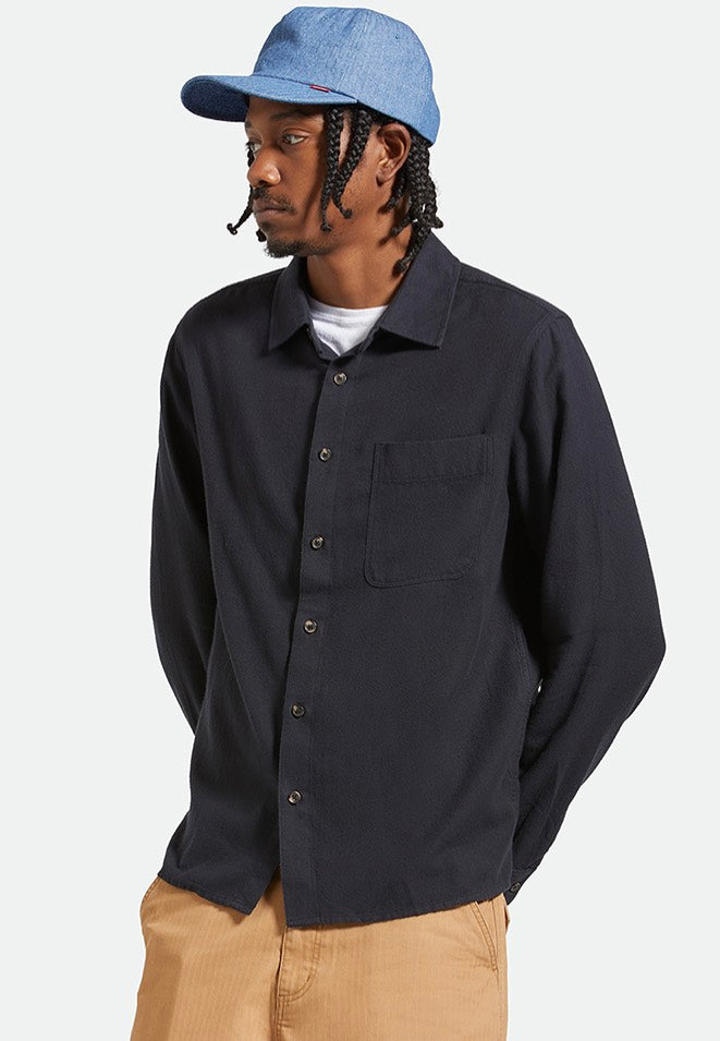 Brixton - Hasting Flannel Black - Shirt Free Shipping Outlet Locations