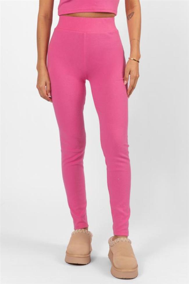 Outta Sight Pink Brushed Rib Leggings SALE Cheap Sale Purchase