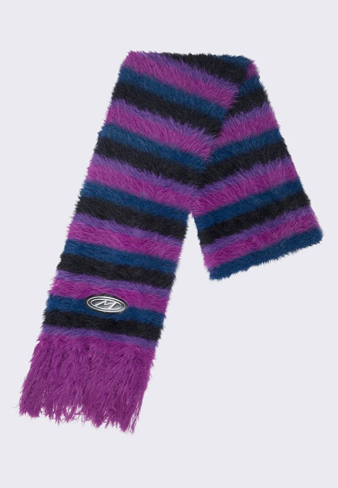 Minga London - Lola Striped Black - Scarf Cheap Pice