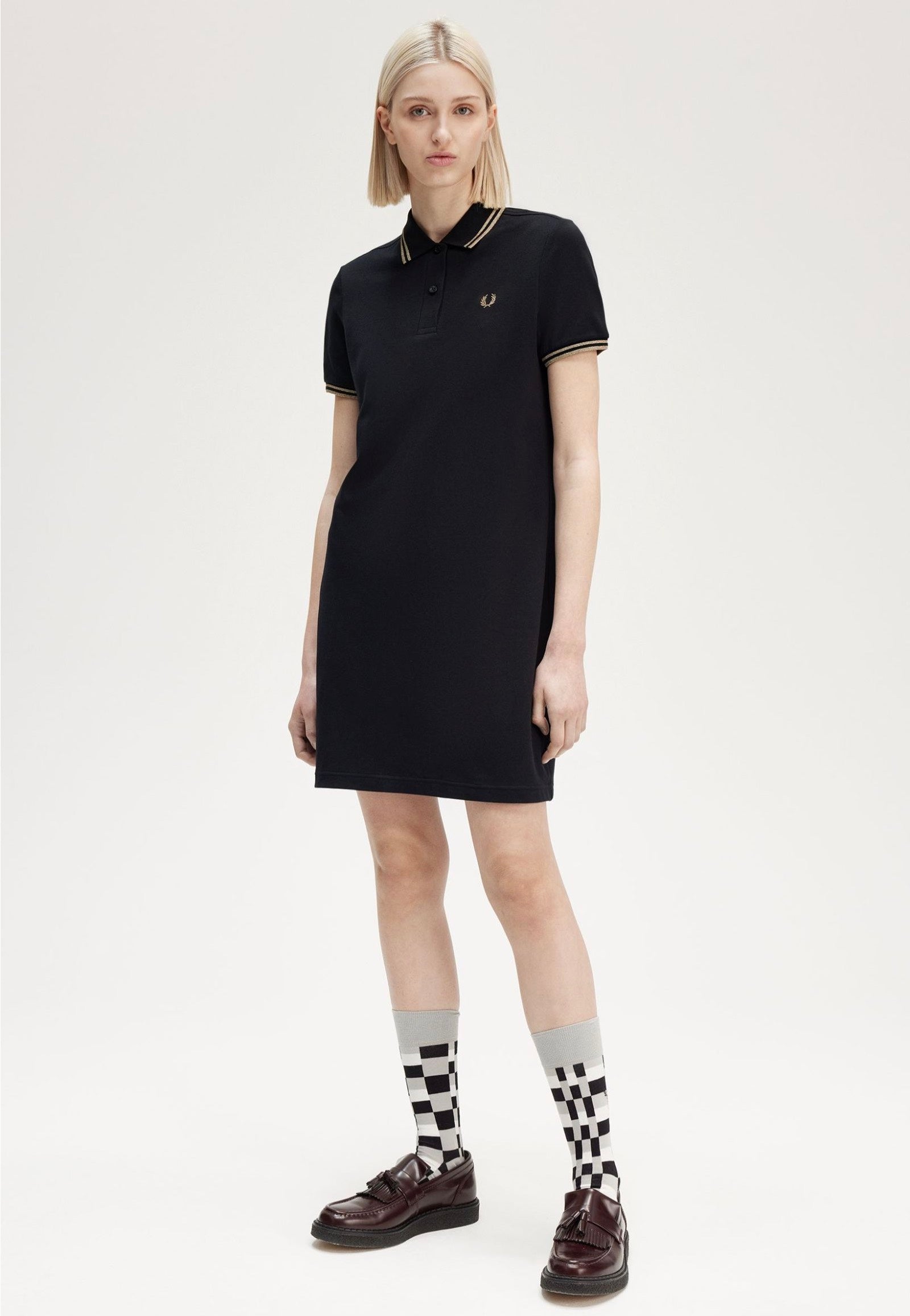 Fred Perry - Twin Tipped Black/Mtalicgold - Dress Cheap Sale Ebay