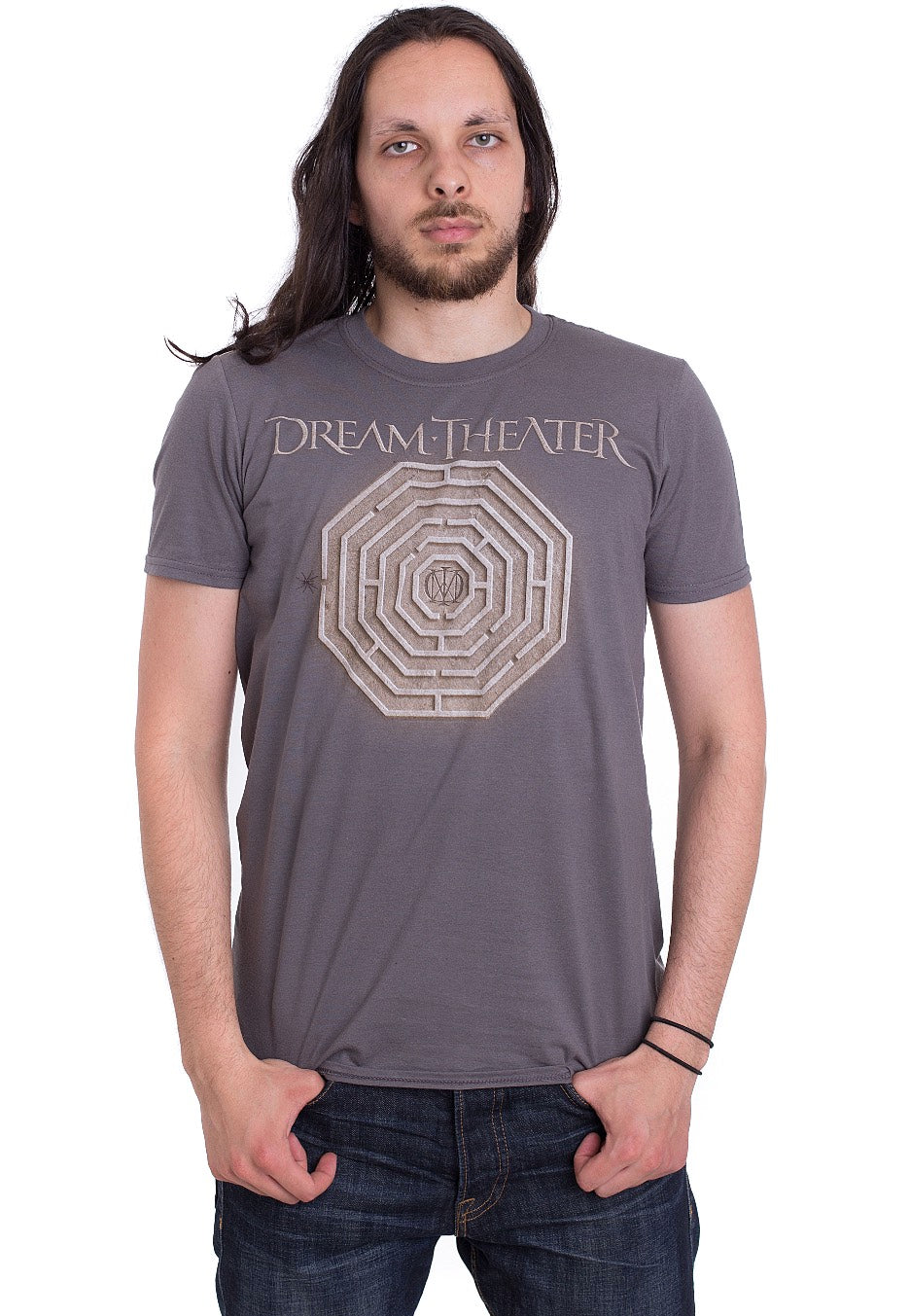 Dream Theater - Maze Charcoal - T-Shirt Clearance Best Place