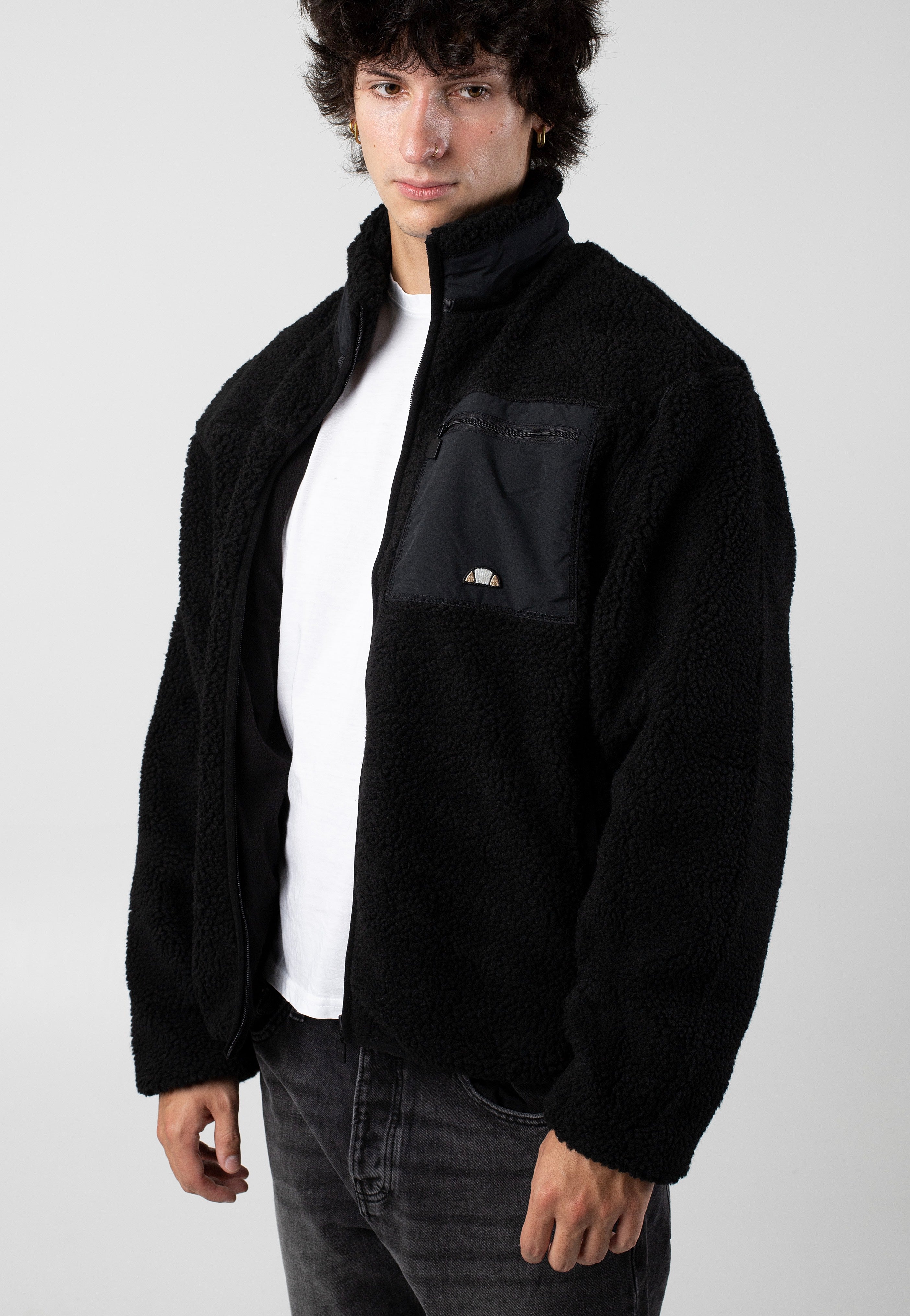 Ellesse - Viterbo Black - Jacket Free Shipping Big Sale