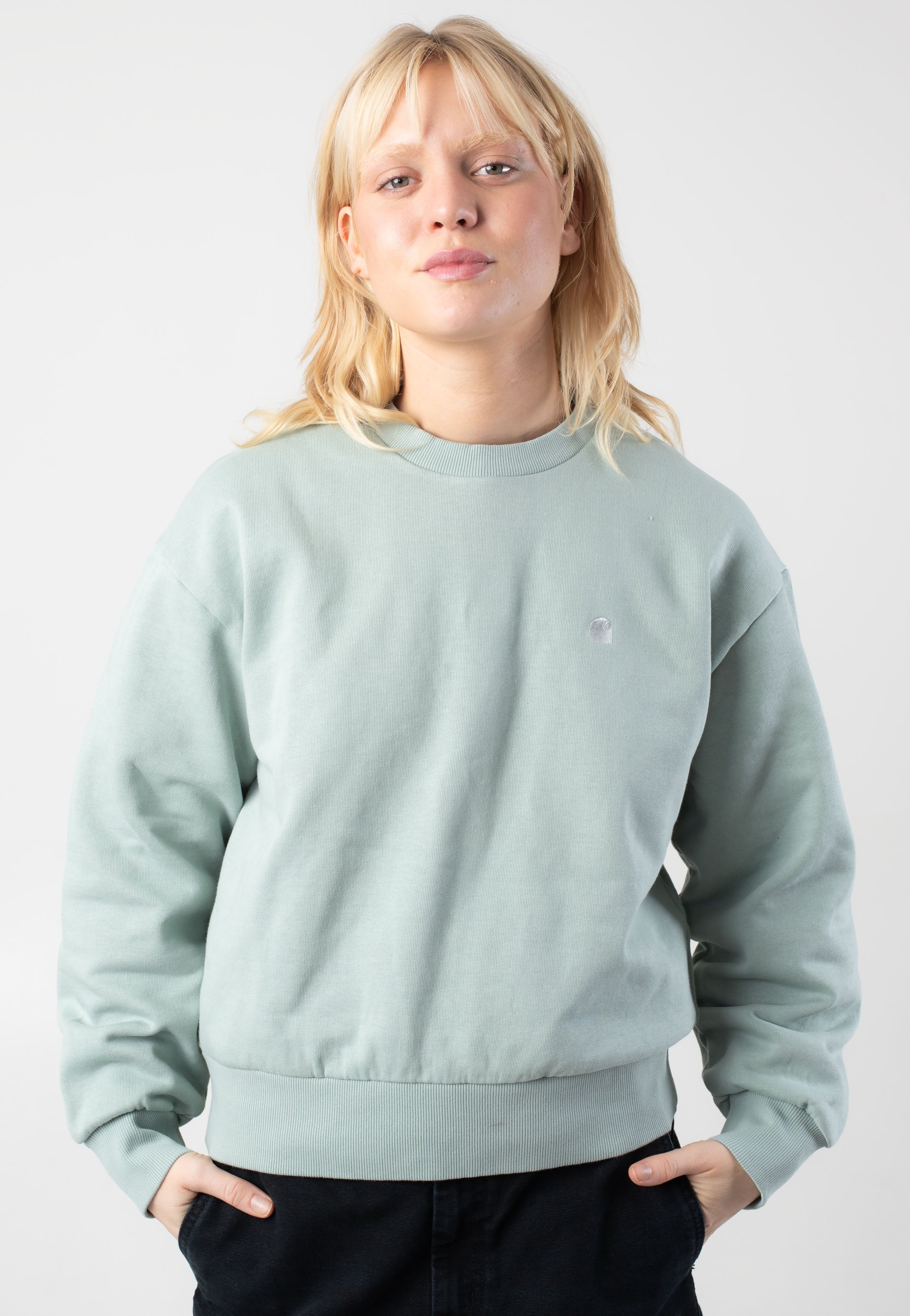 Carhartt WIP - W' Casey Frosted Green/Silver - Sweater