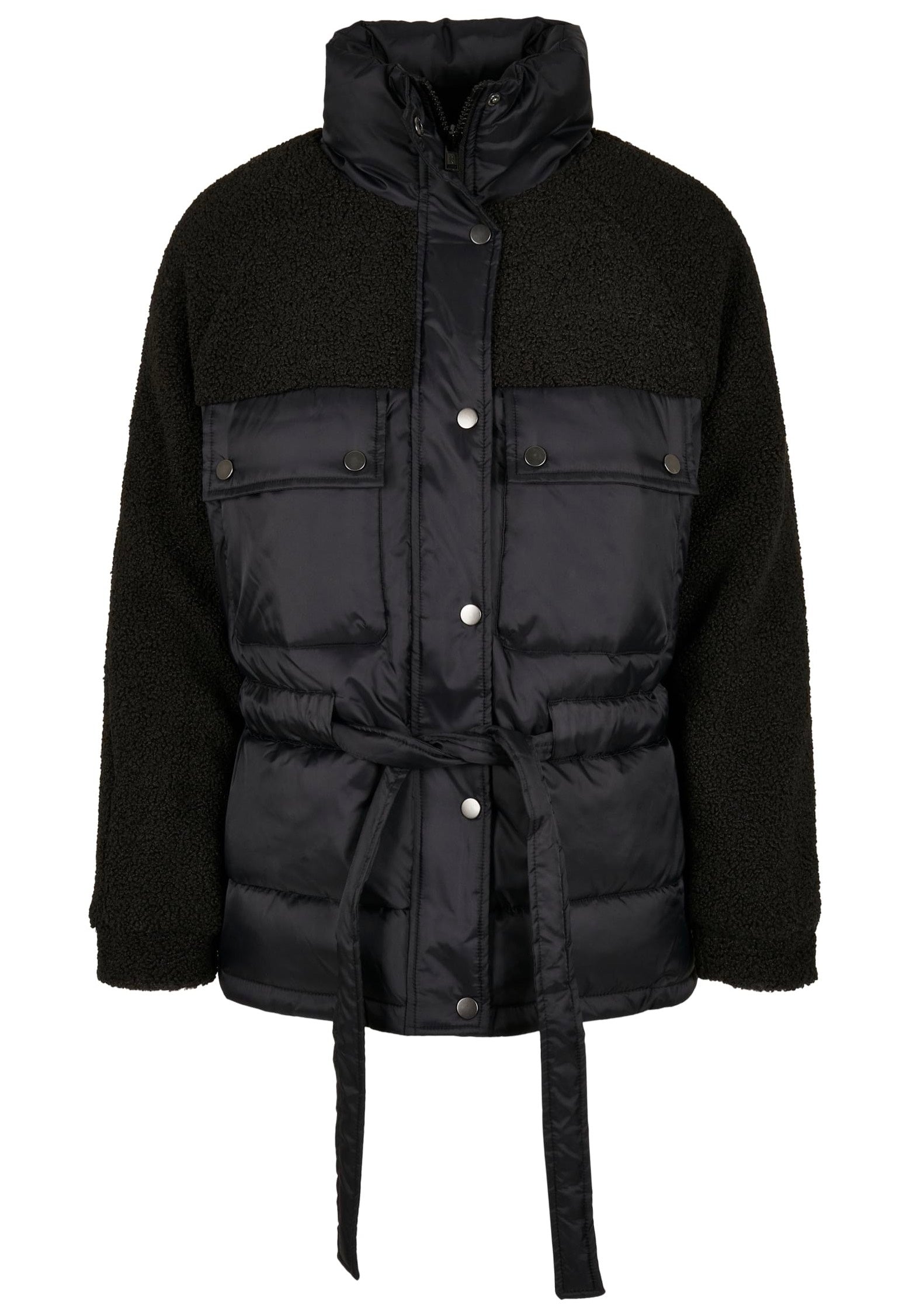 Urban Classics - Sherpa Mix Black - Jacket Clearance Classic