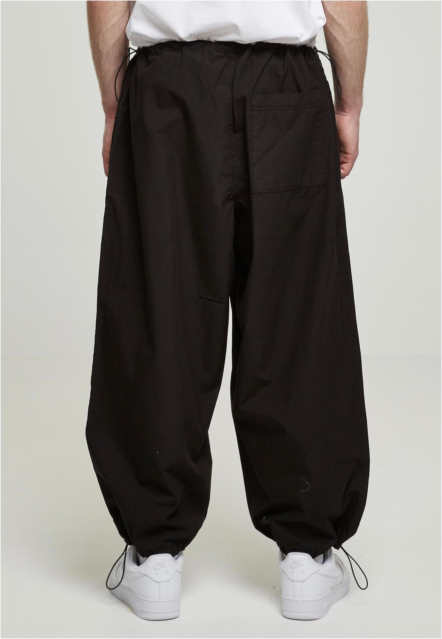 Urban Classics - Popline Parachute Black - Pants Free Shipping Popular