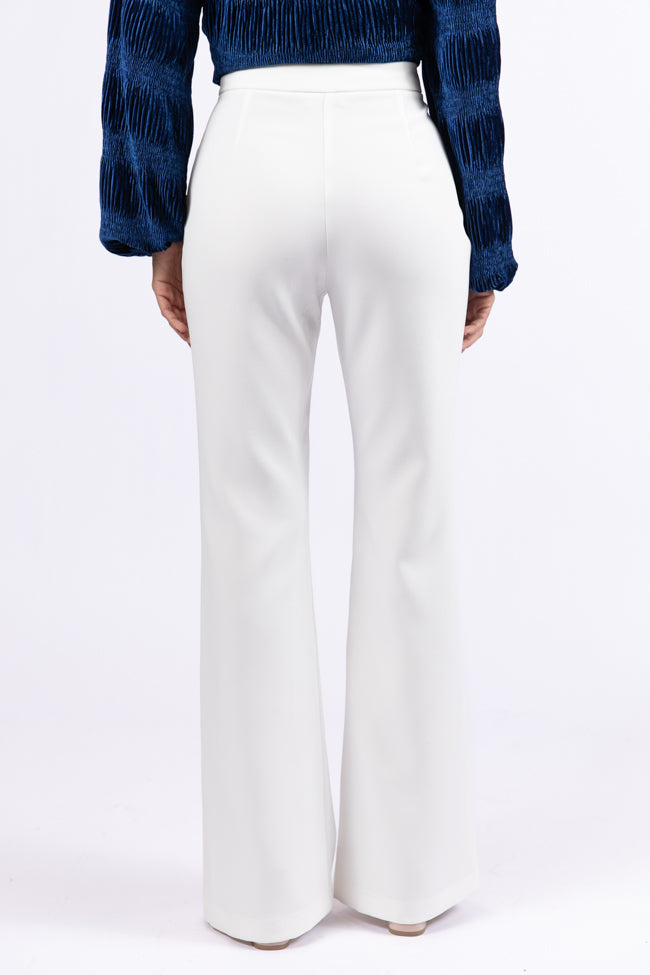 Beyond Romance White Flare Trousers FINAL SALE Cheap Sale Online