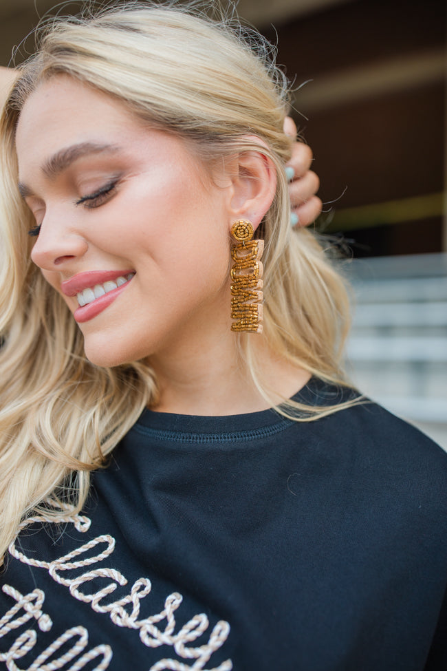 Gold Touch Down Earrings FINAL SALE Cheap Sale Low Pice Fee Shipping