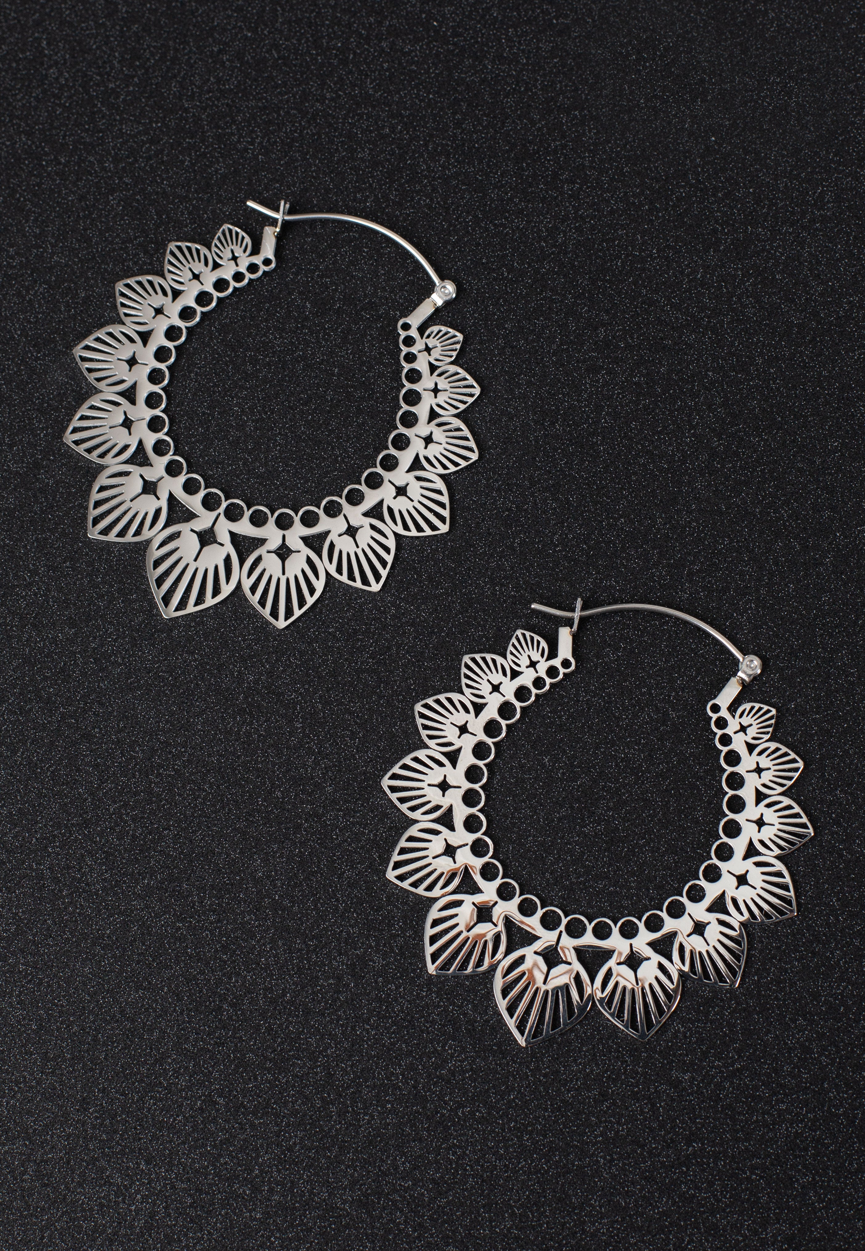 Wildcat - Sunflower Bubble Pairs Silver - Earrings Outlet Wiki