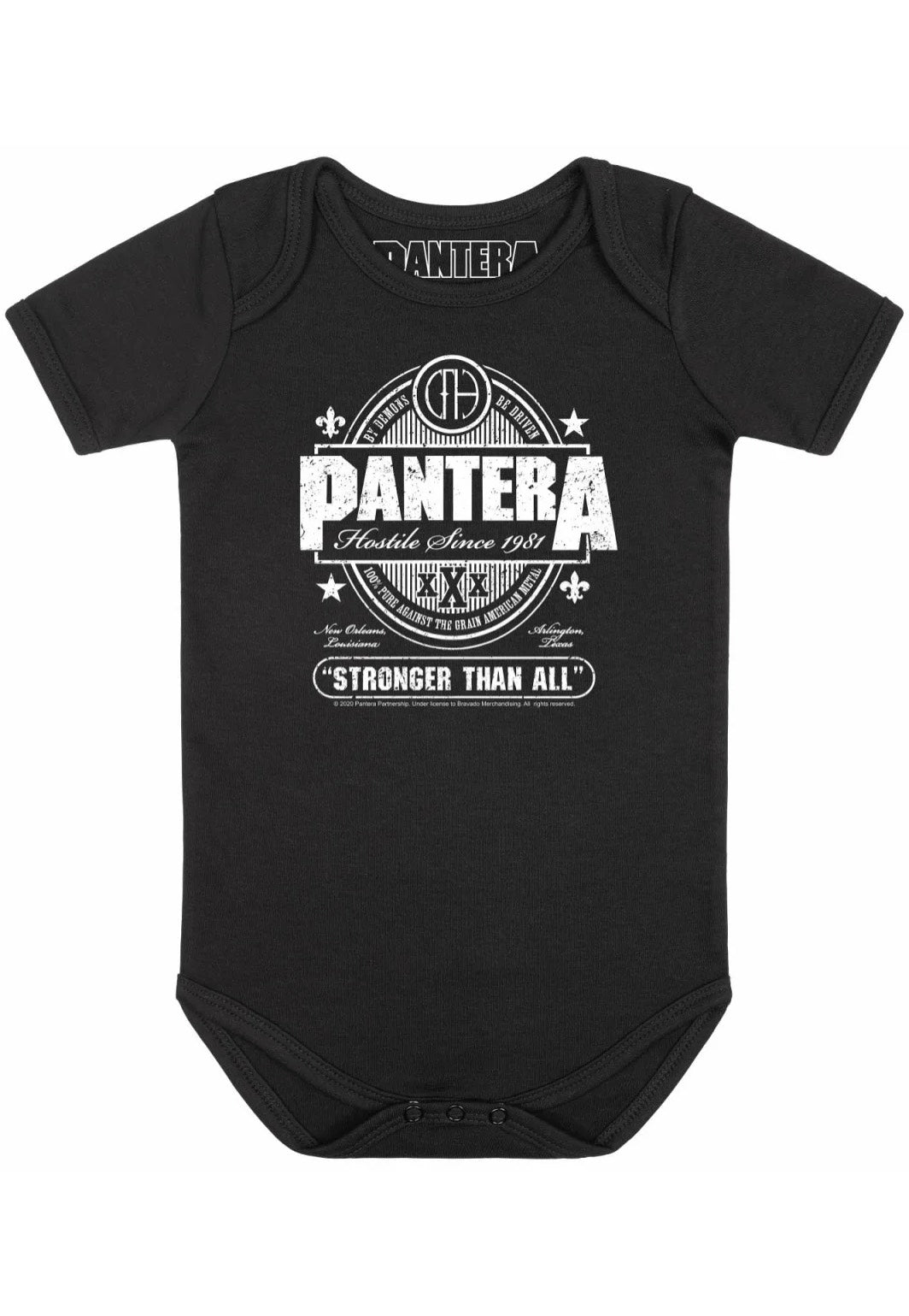 Pantera - Stronger Than All Babygrow - Bodysuit Discount Collections