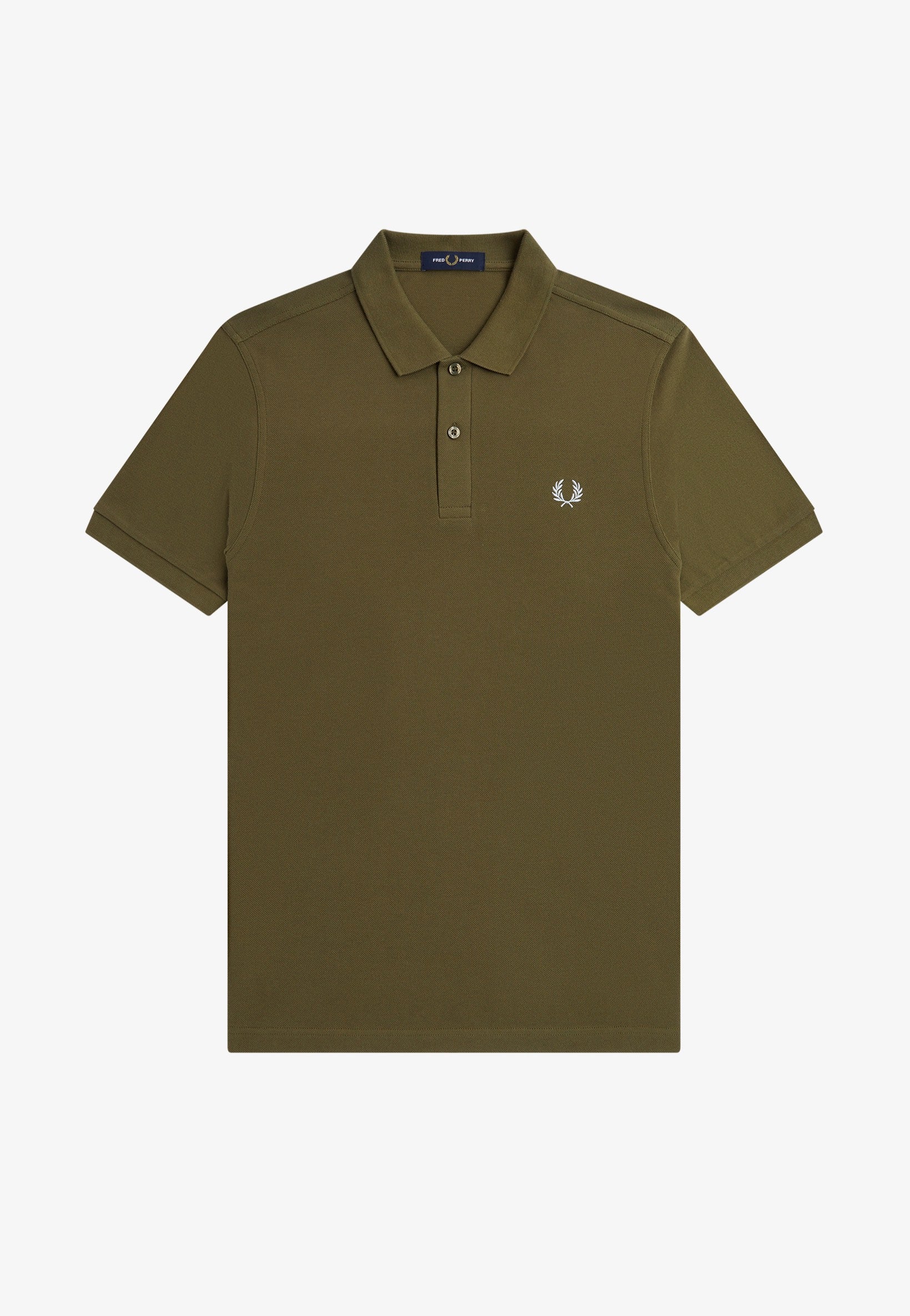 Fred Perry - Plain Uniform Green - Polo Outlet 100% Original