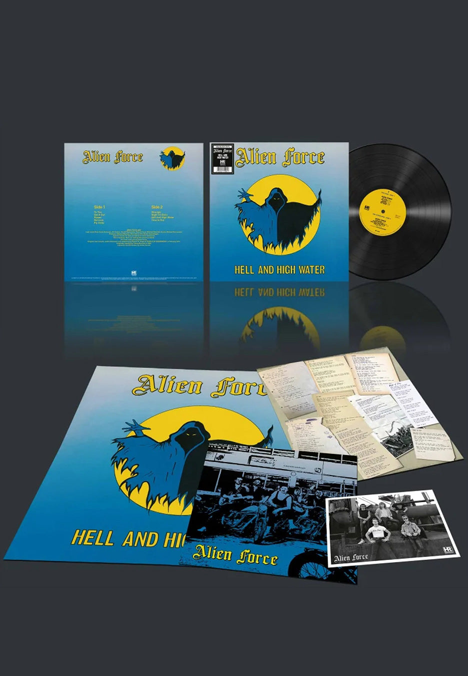 Alien Force - Hell And High Water Ltd. - Vinyl Free Shipping Huge Surprise