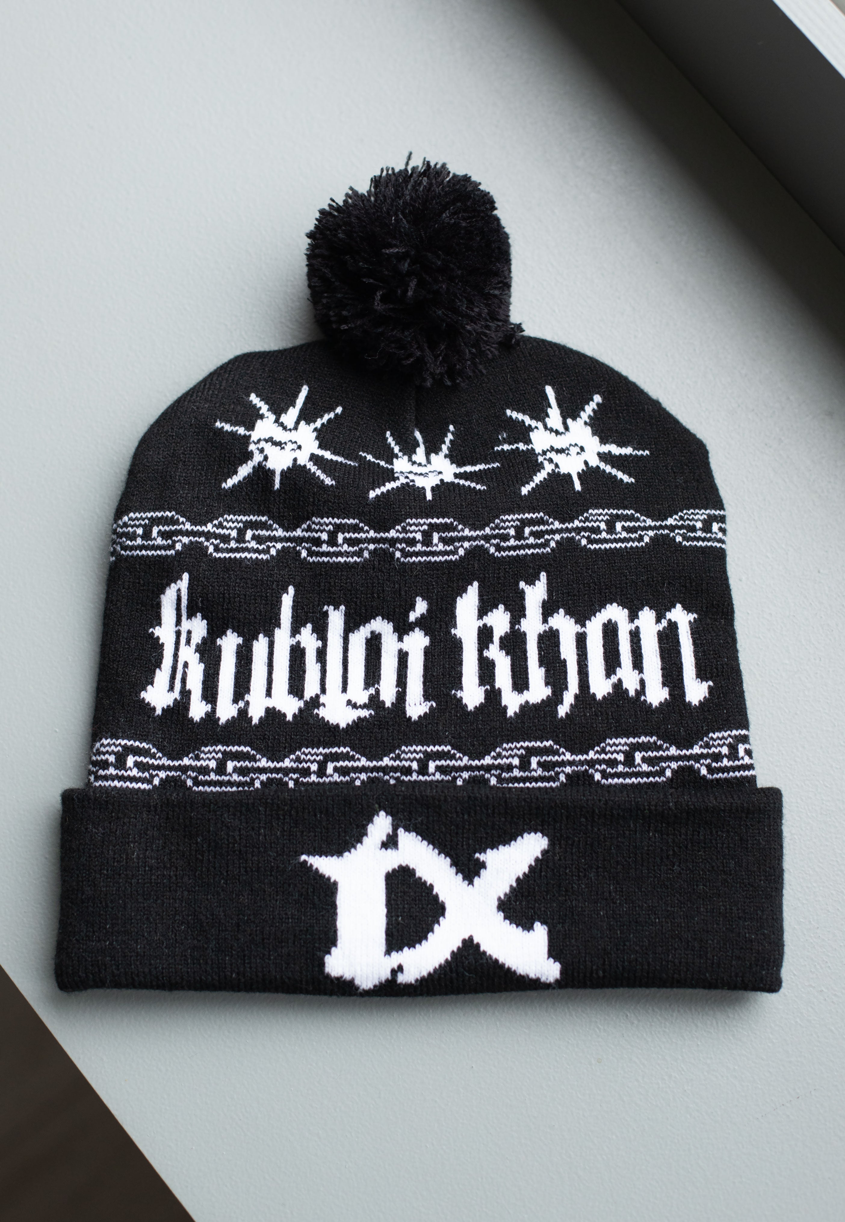 Kublai Khan - Logo Winter Knit - Beanie Free Shipping Manchester