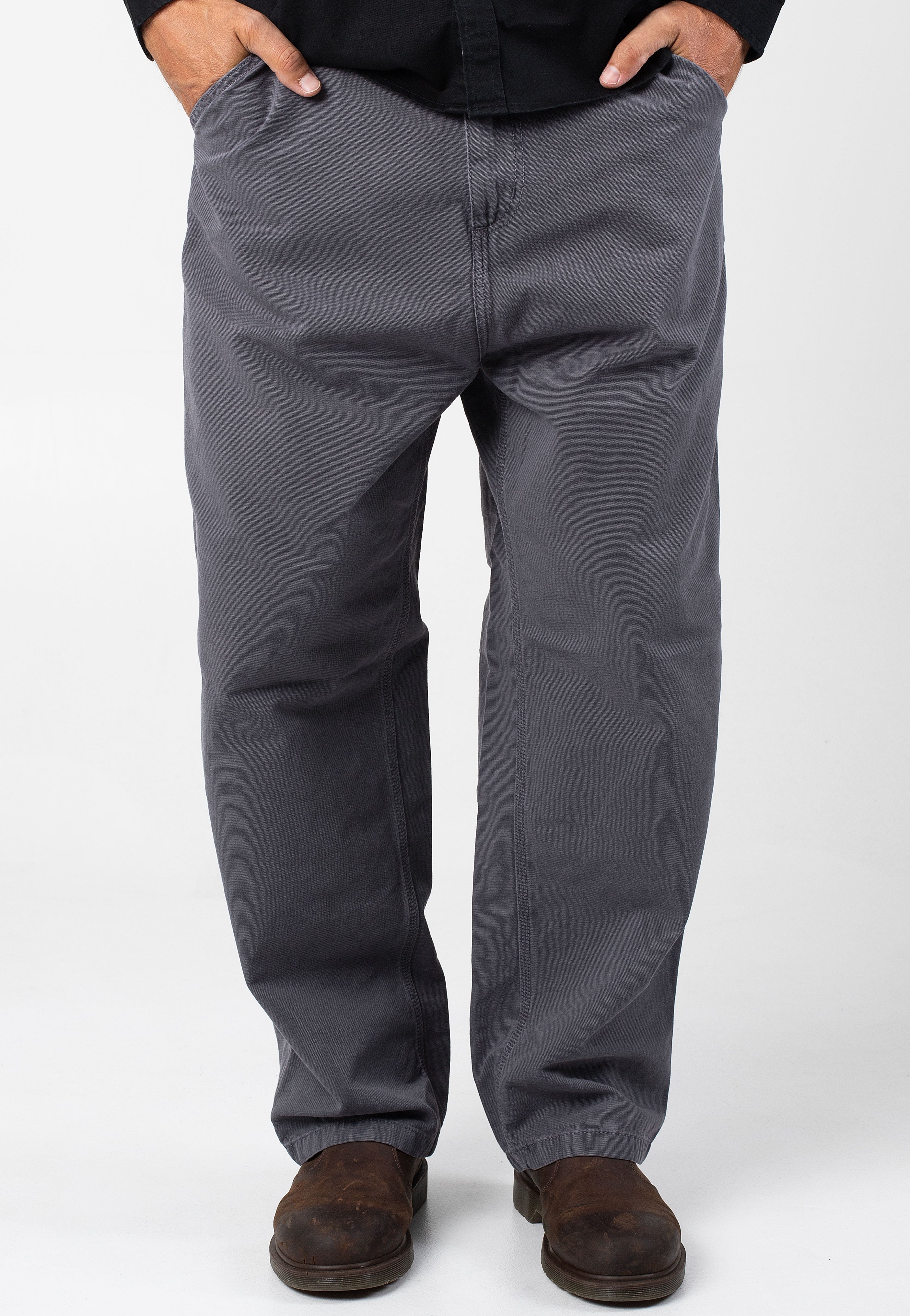 Carhartt WIP - Og Single Knee Stone Dyed Graphite - Pants Find Great Cheap Online