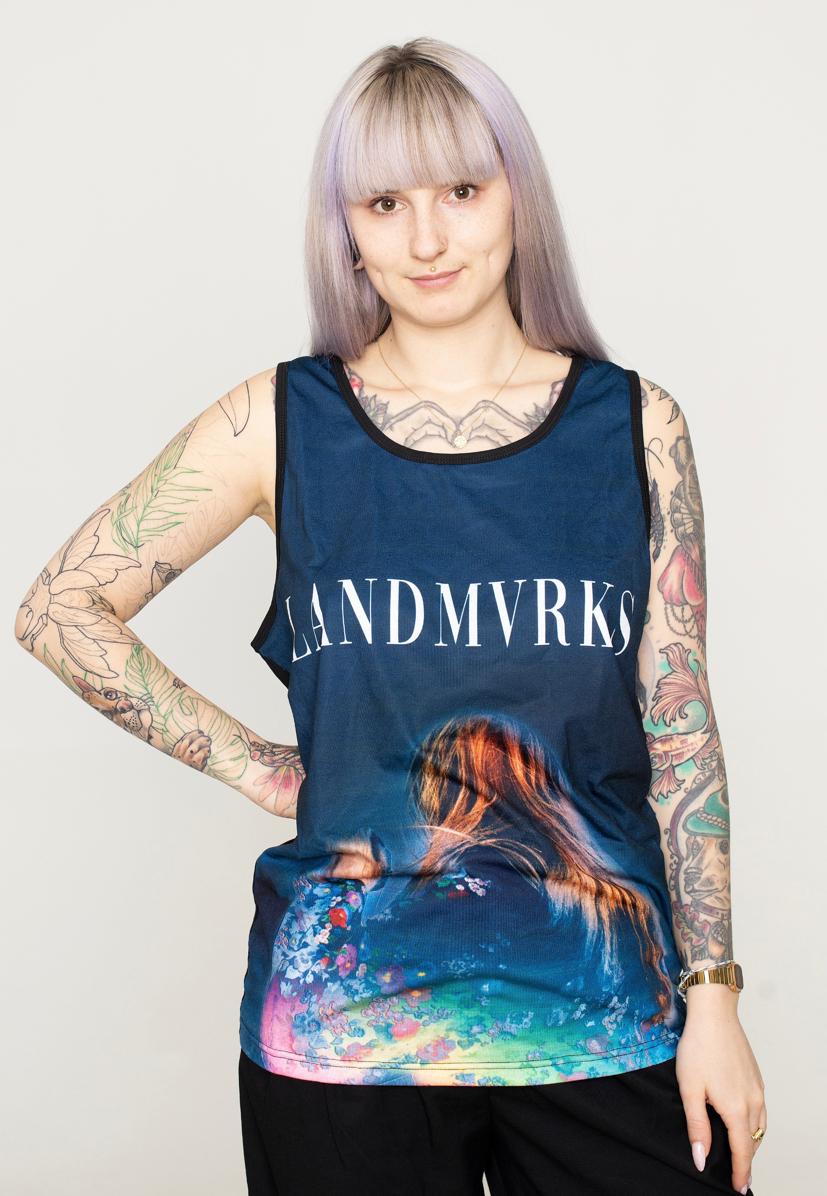 Landmvrks - Lost In The Waves Allover - Tank Affordable Cheap Online