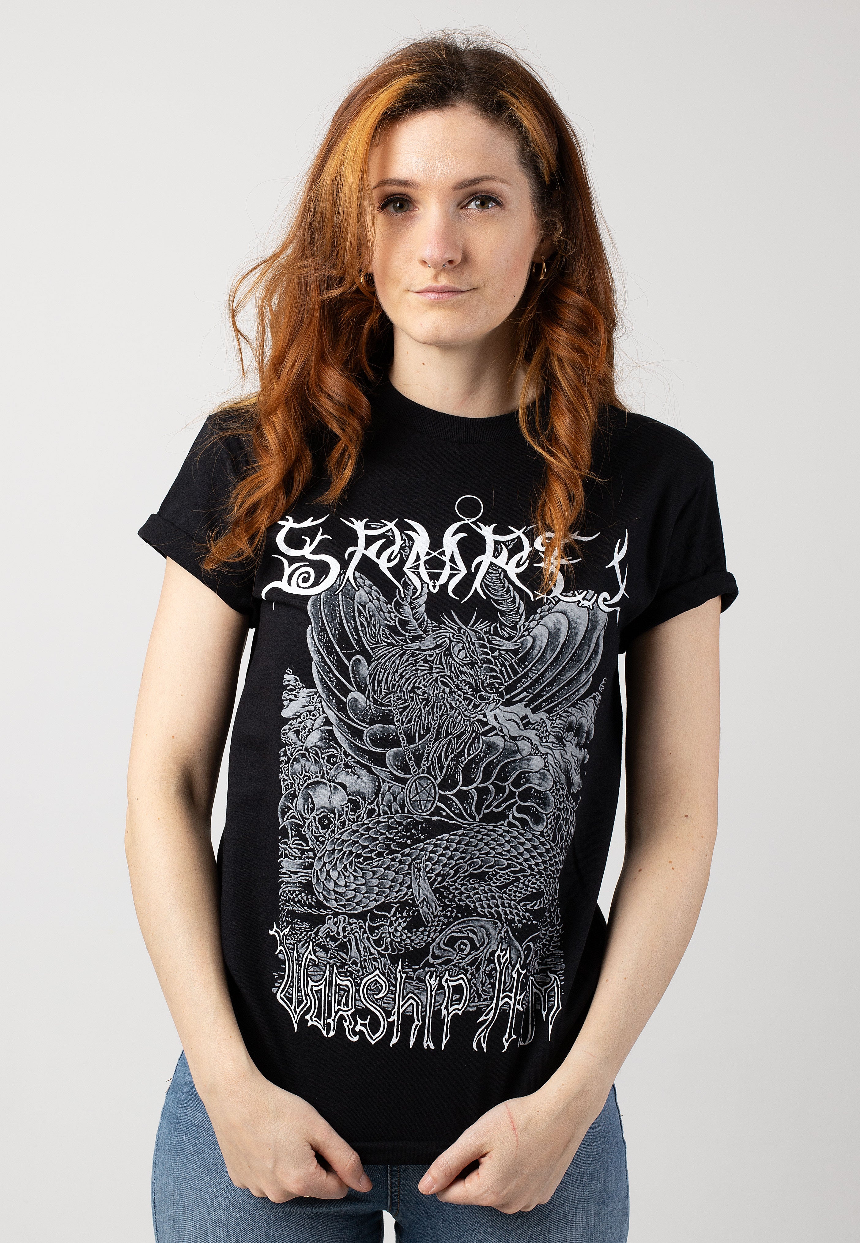 Samael - Worship Him - T-Shirt Free Shipping Cheap Pice