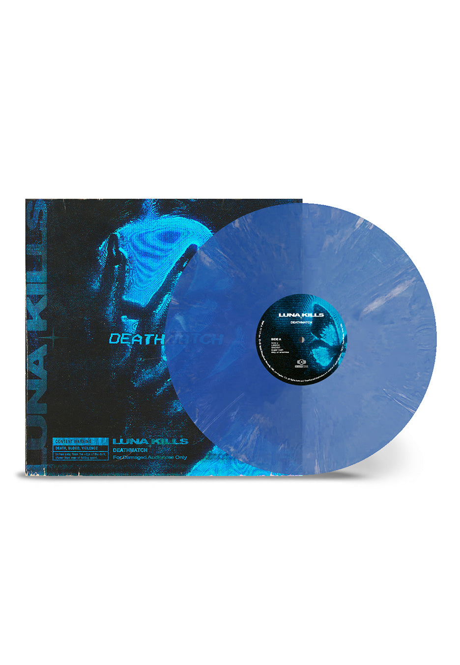 Luna Kills - Deathmatch Ltd. Transparent Blue/ White - Marbled Vinyl Buy Sale Online