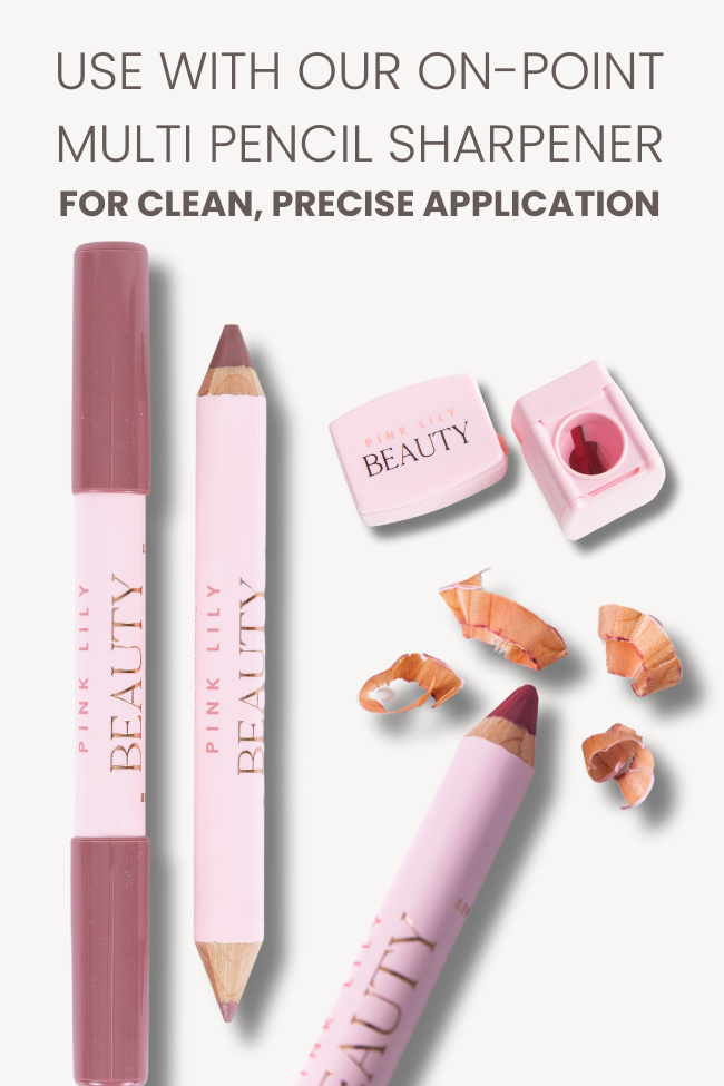 Pink Lily Beauty Double Bloom Dual Lipstick and Lip Liner - Sugar Plum Kiss Clearance Limited Edition