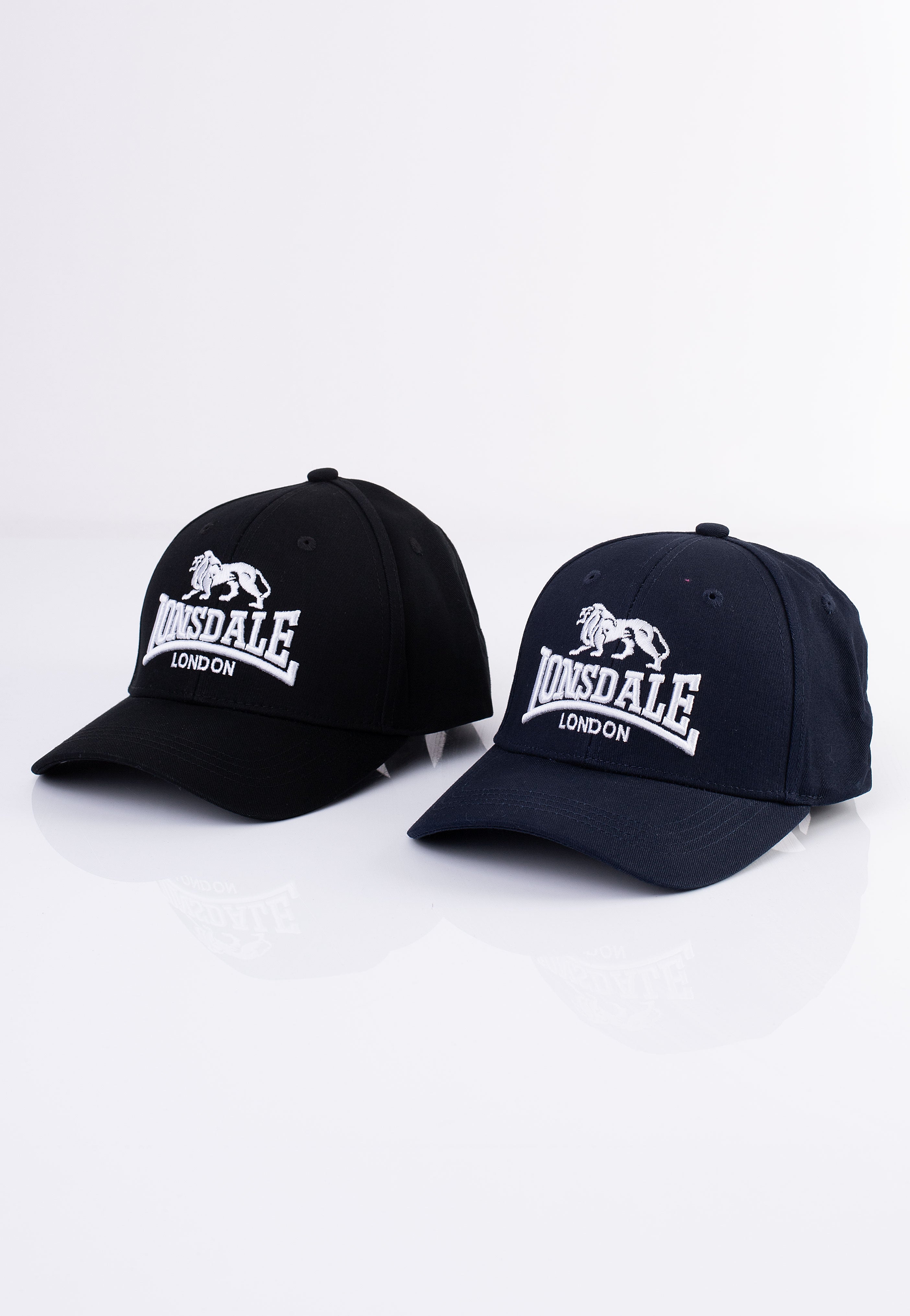 Lonsdale - Wiltshire Pack Of 2 Black/Dark Navy - Cap Outlet Cheap Quality