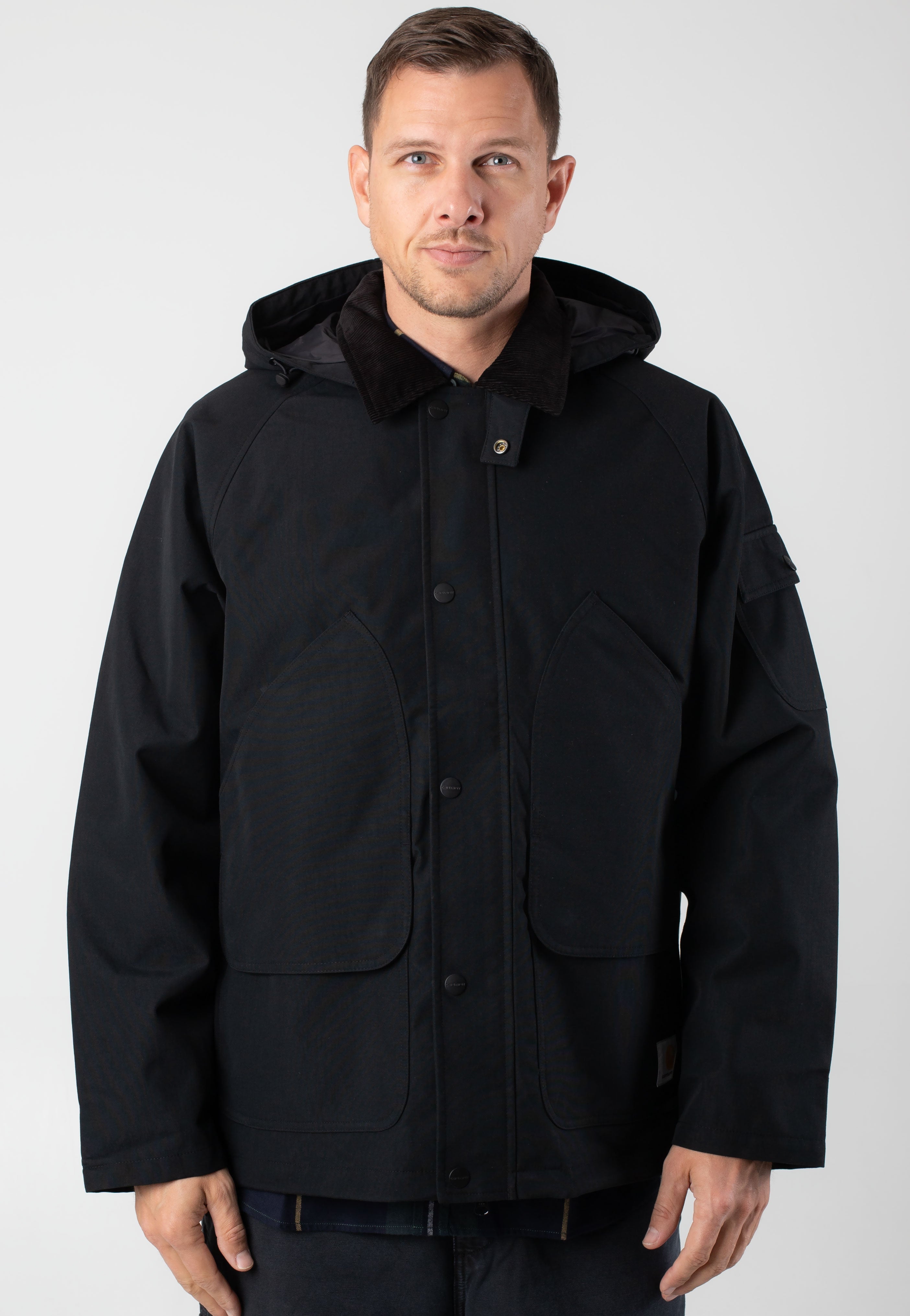 Carhartt WIP - Clarton Black/Black - Jacket Wiki Cheap Online