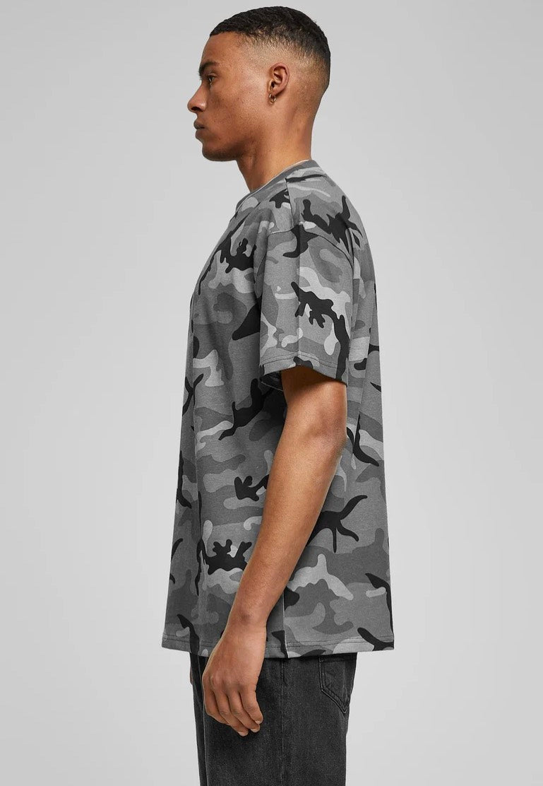 Urban Classics - Heavy Oversized Dark Camo - T-Shirt Cheap With Mastercard