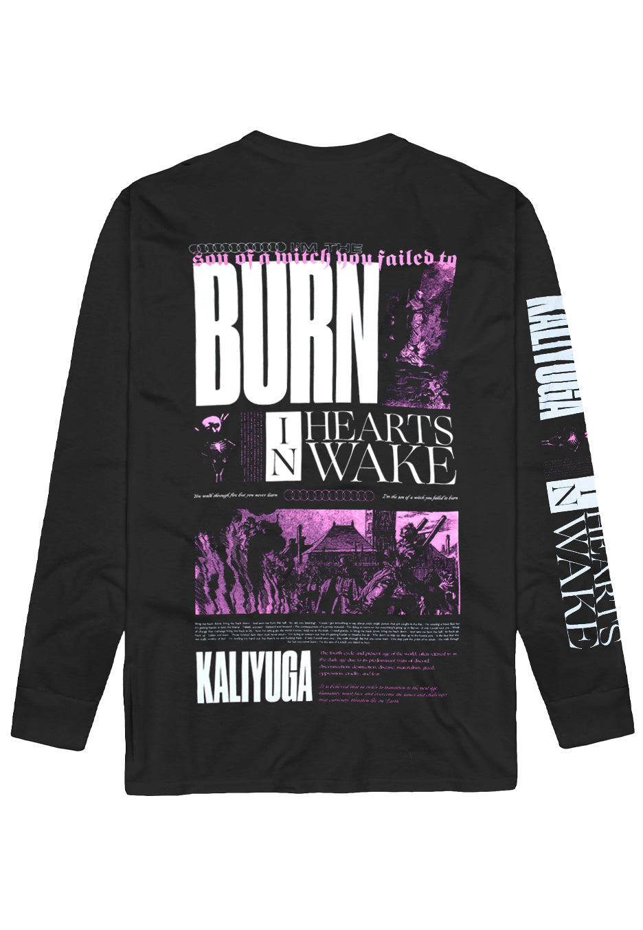 In Hearts Wake - Burn - Longsleeve Manchester For Sale